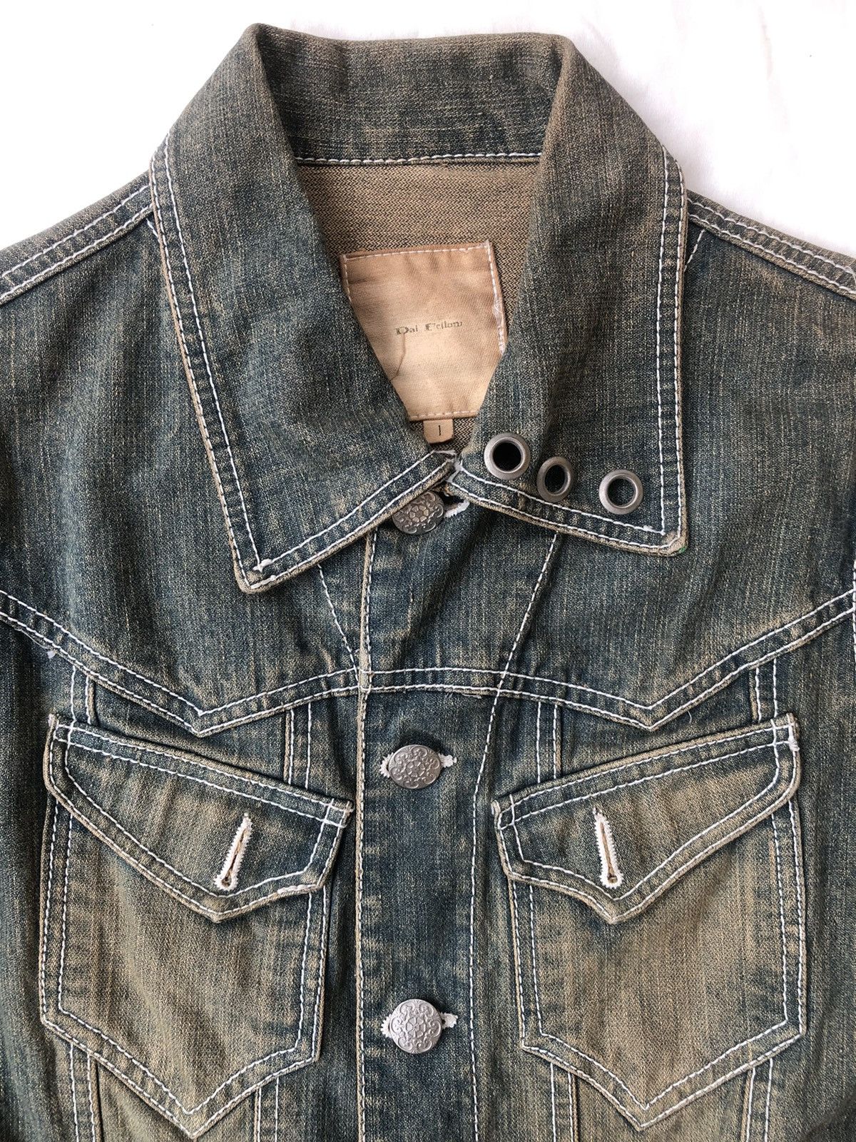 Japanese Brand Mud Wash Studded Jacket Number Nine Style Size US S / EU 44-46 / 1 - 6 Thumbnail