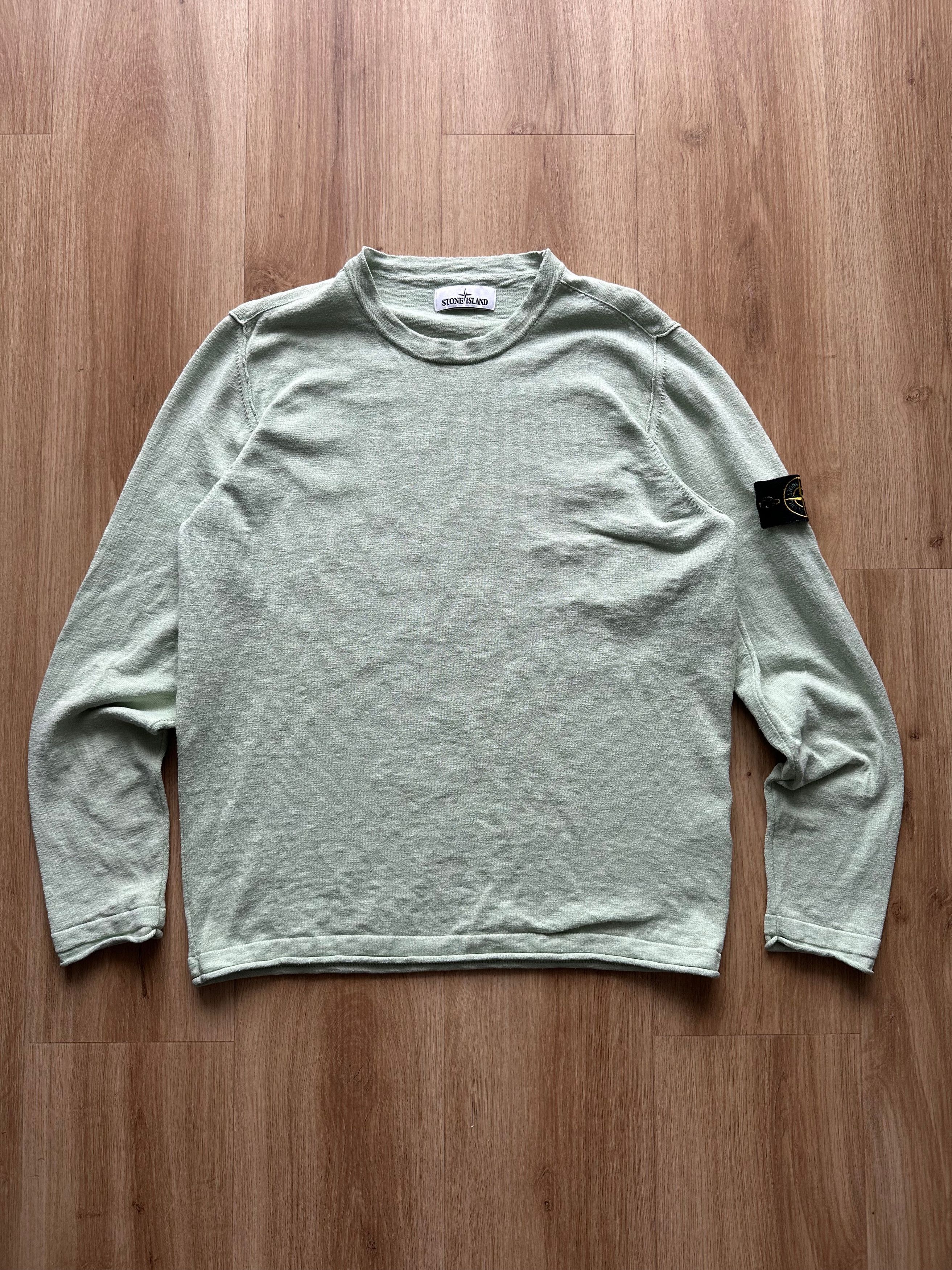 Stone Island Stone Island Light mint crew neck jumper Size US L / EU 52-54 / 3 - 11 Thumbnail