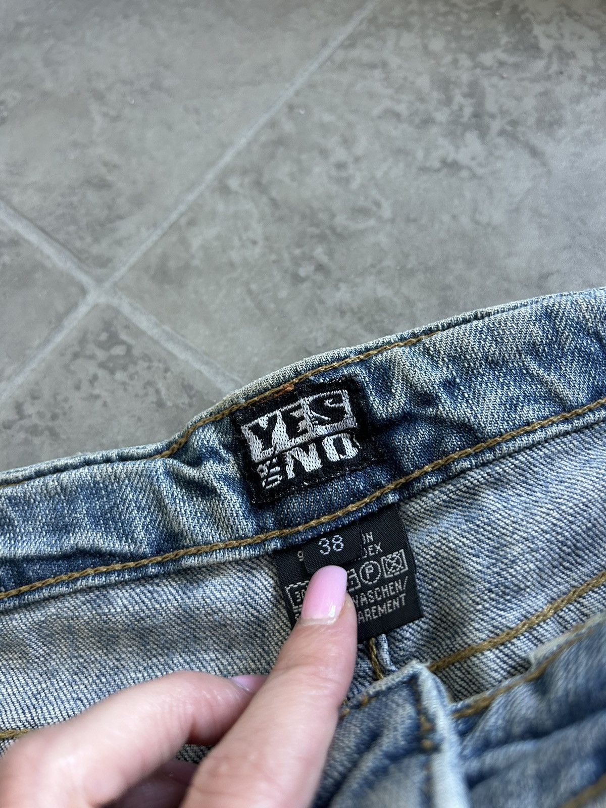 Vintage Y2K Mini Skirt Avant Garde Ruffle Denim Sexy 00s Size 26" / US 2 / IT 38 - 8 Thumbnail