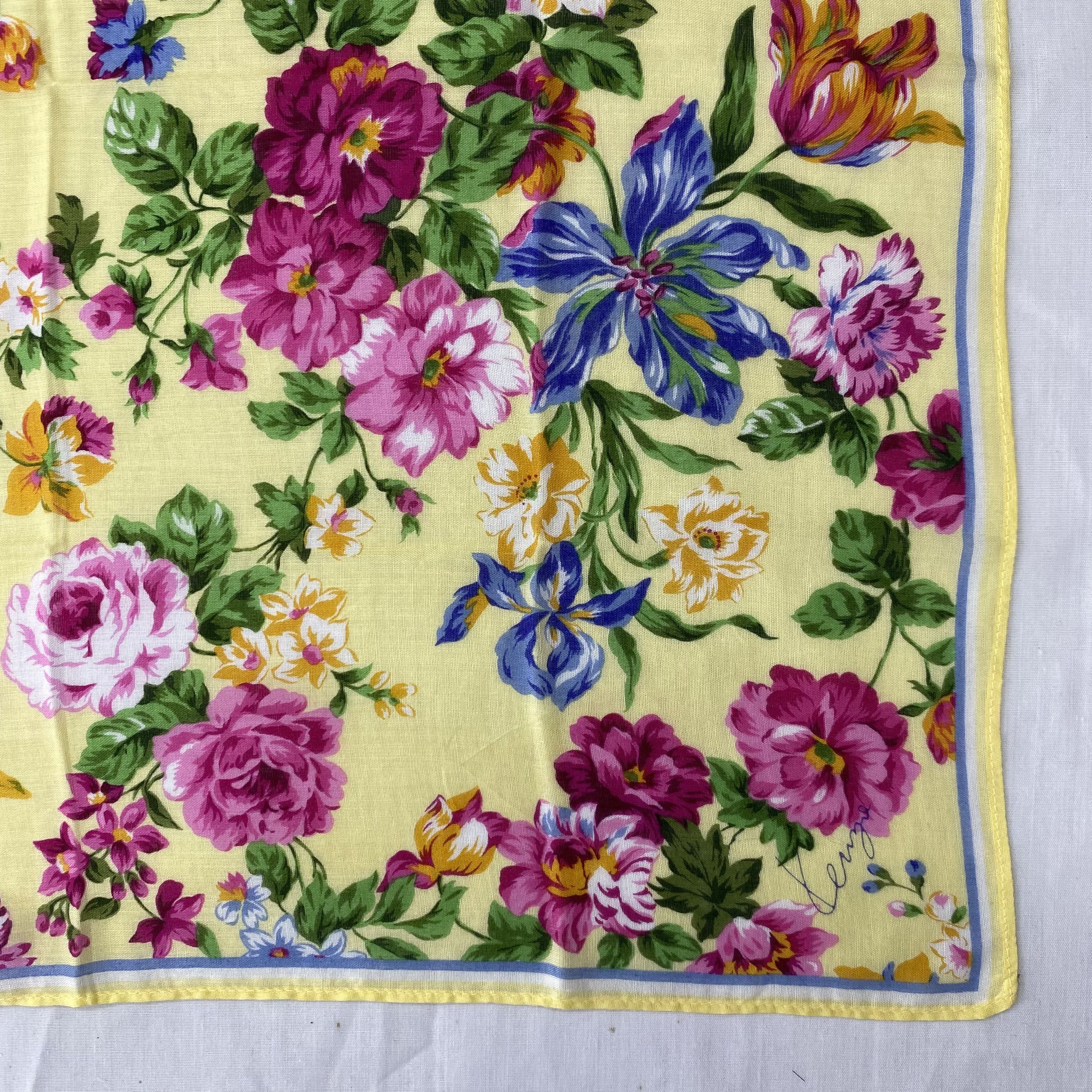 Kenzo × Vintage Vintage Kenzo Handkerchief Neckerchief Bandana H210P Size ONE SIZE - 3 Thumbnail