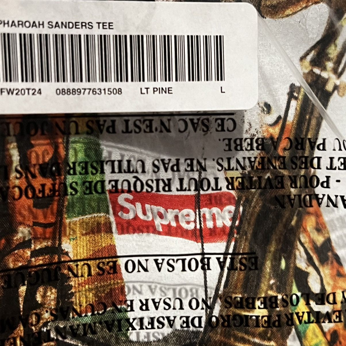 Supreme Supreme Pharoah Sanders Tee Photo tee supreme t shirt Size US L / EU 52-54 / 3 - 7 Thumbnail