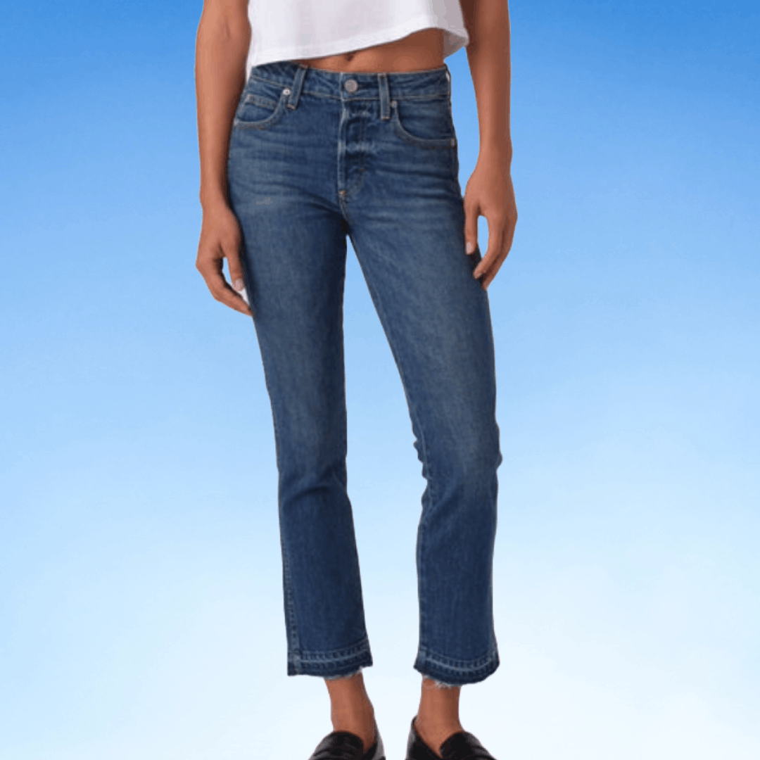 Top Sexy AMO Babe Sweet Cheeks Light Wash Blue Jeans