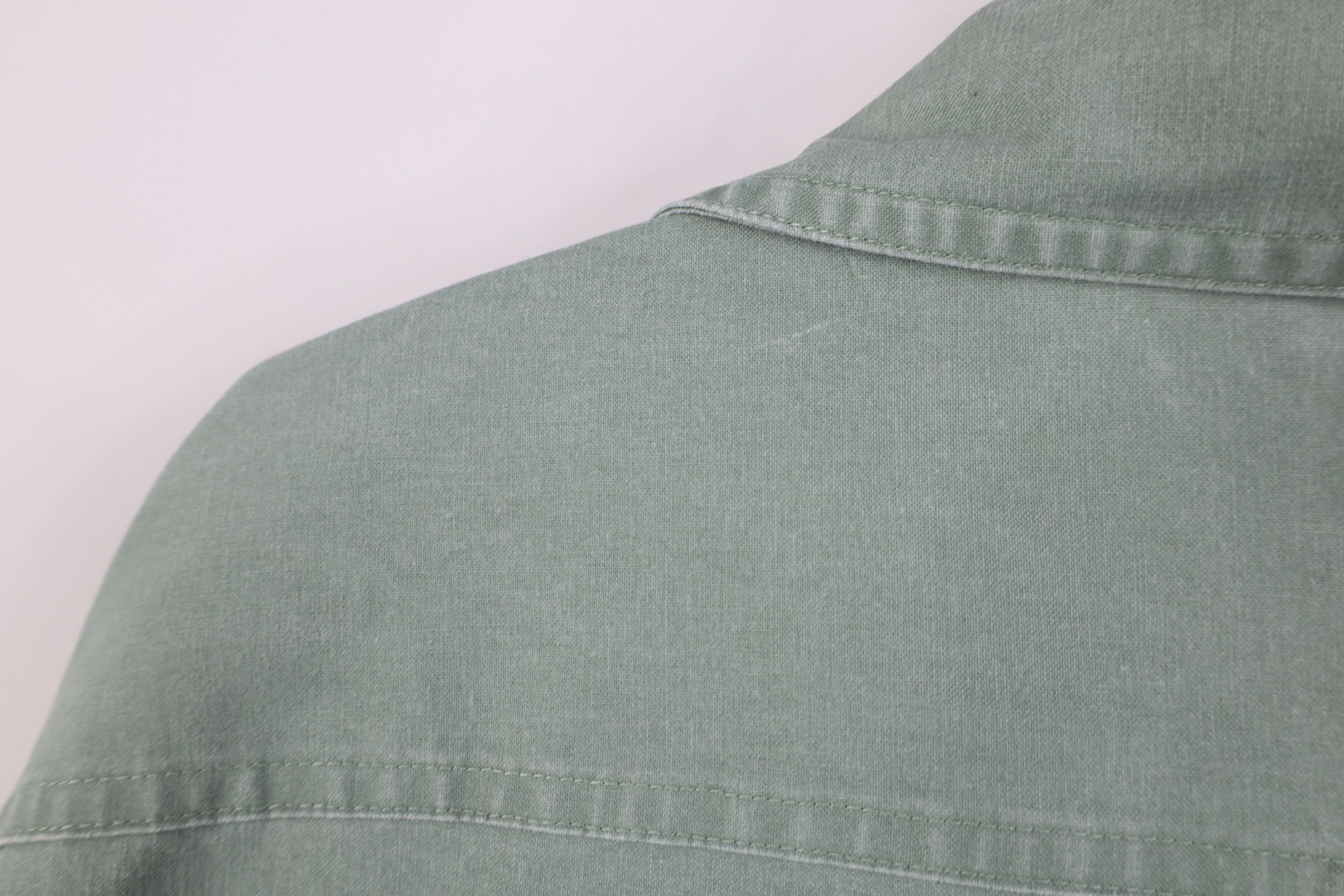 L.L. Bean Vintage 90s LL Bean Stonewash Safari Bush Poplin Shirt Size US M / EU 48-50 / 2 - 10 Thumbnail
