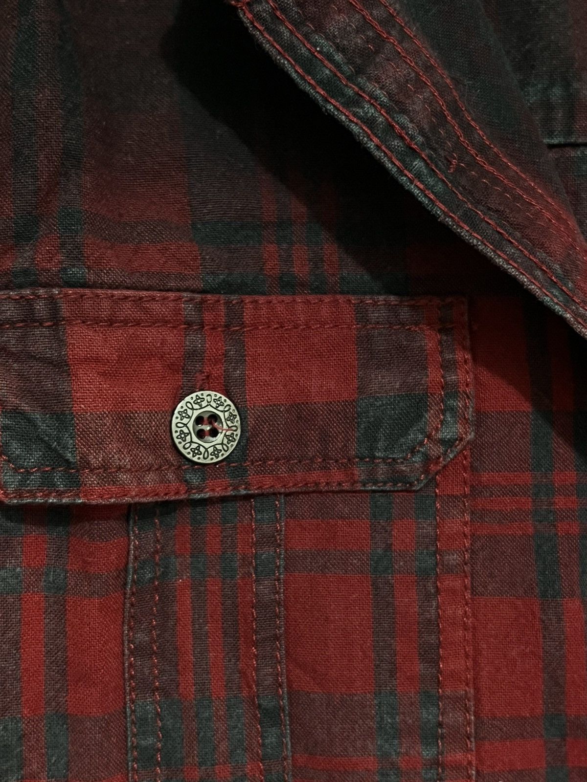 In The Attic Vintage In The Attic Japan Plaid Flannel Grunge Shirt Size US S / EU 44-46 / 1 - 5 Thumbnail