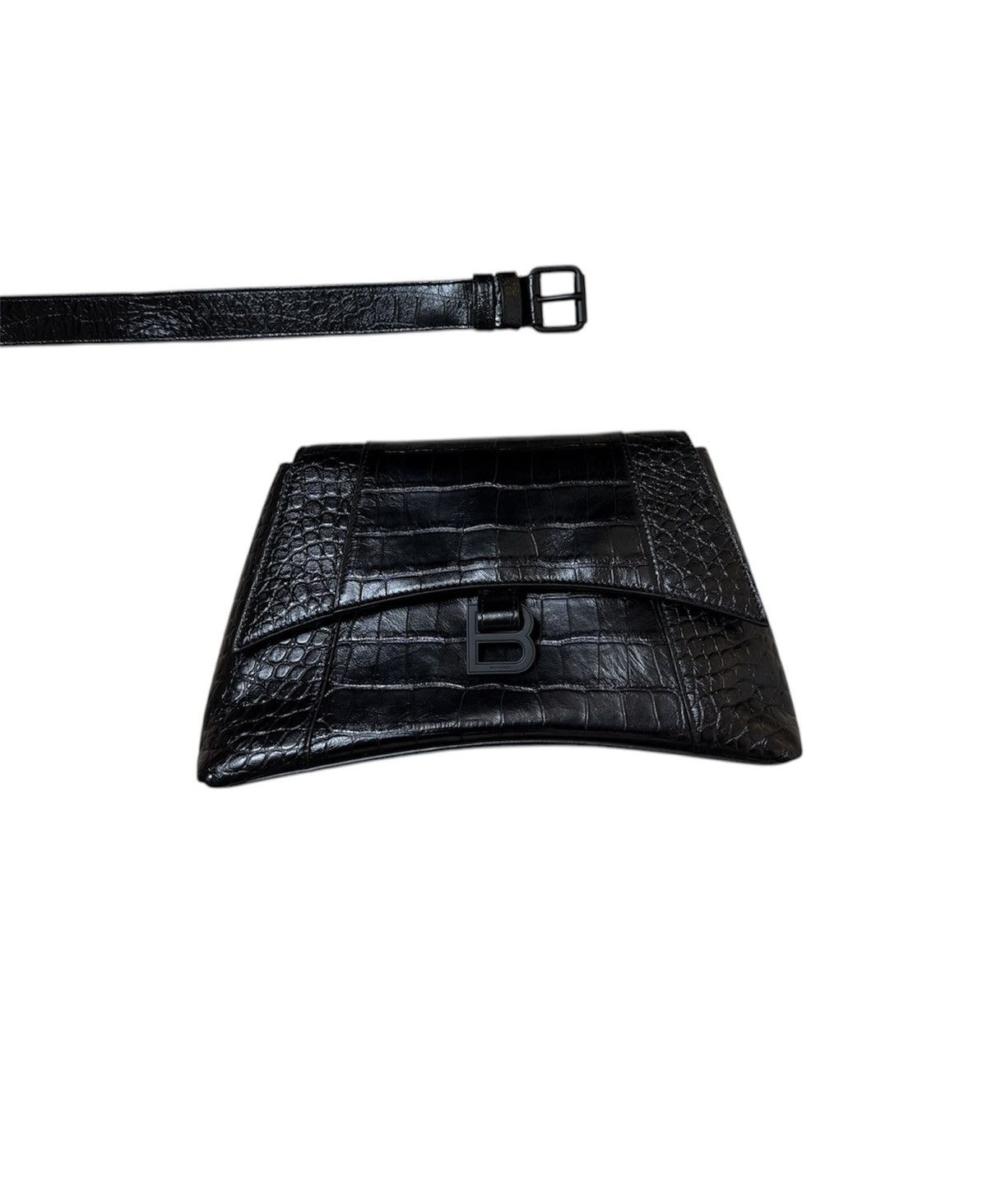 Balenciaga Balenciaga Crocodile Downtown Bag Size ONE SIZE - 1 Thumbnail