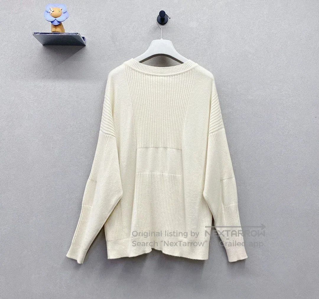 Hermes Hermès Cream Cashmere Knit Sweater. Size US XS / EU 42 / 0 - 3 Thumbnail