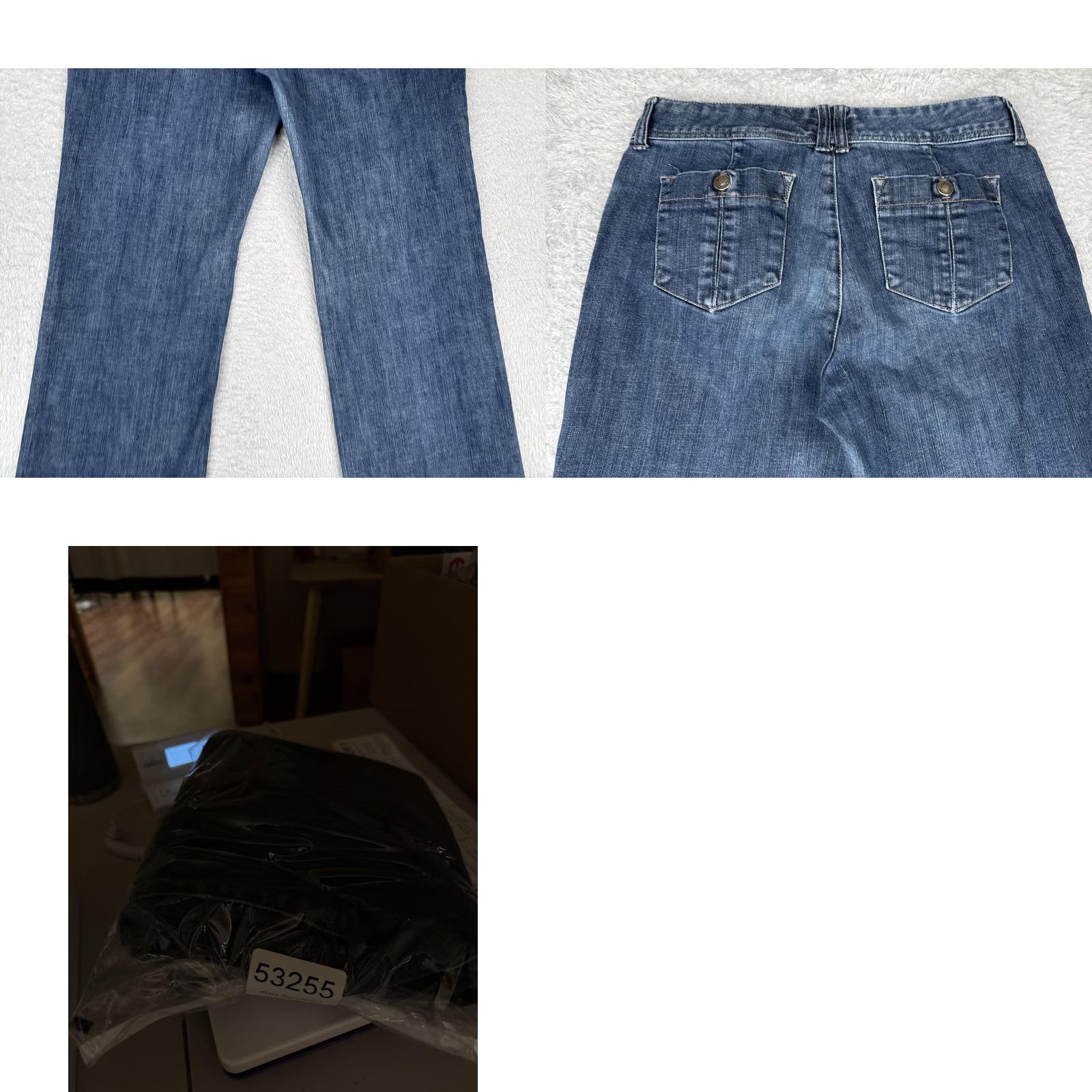 Eddie Bauer Eddie Bauer Jeans Womens 10 Blue Straight Leg Mid Rise Denim Medium Wash Casual Shirt? Size 32" / US 10 / IT 46 - 10 Thumbnail