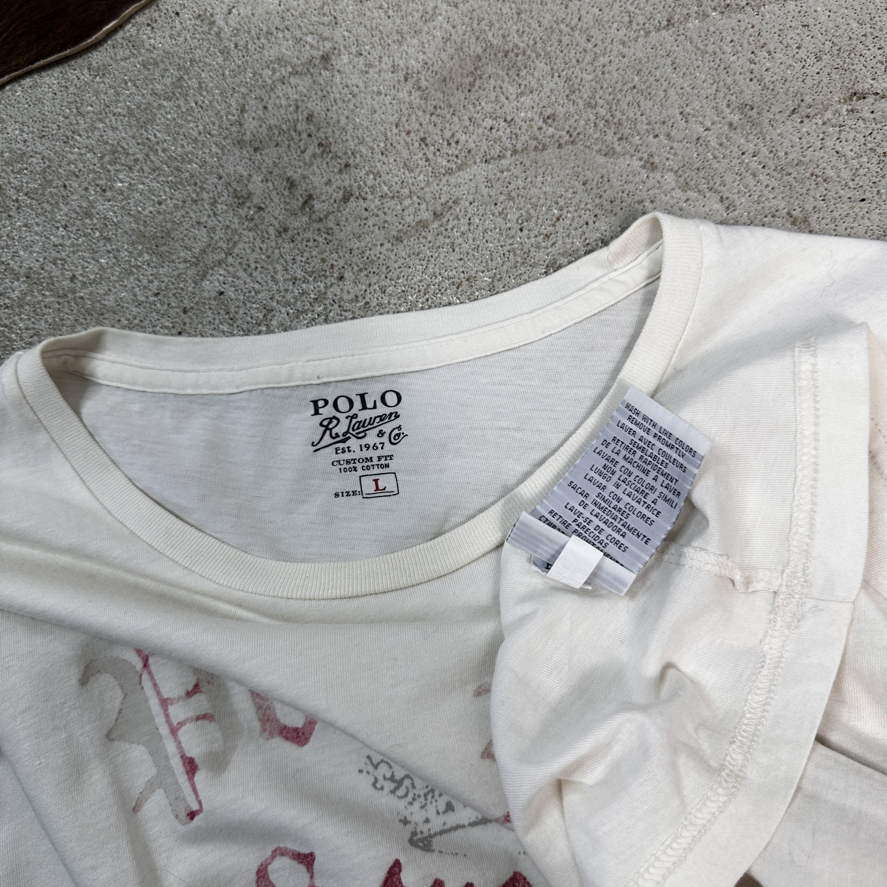 Polo Ralph Lauren × Vintage Polo Ralph Lauren T-shirt Size US L / EU 52-54 / 3 - 5 Thumbnail