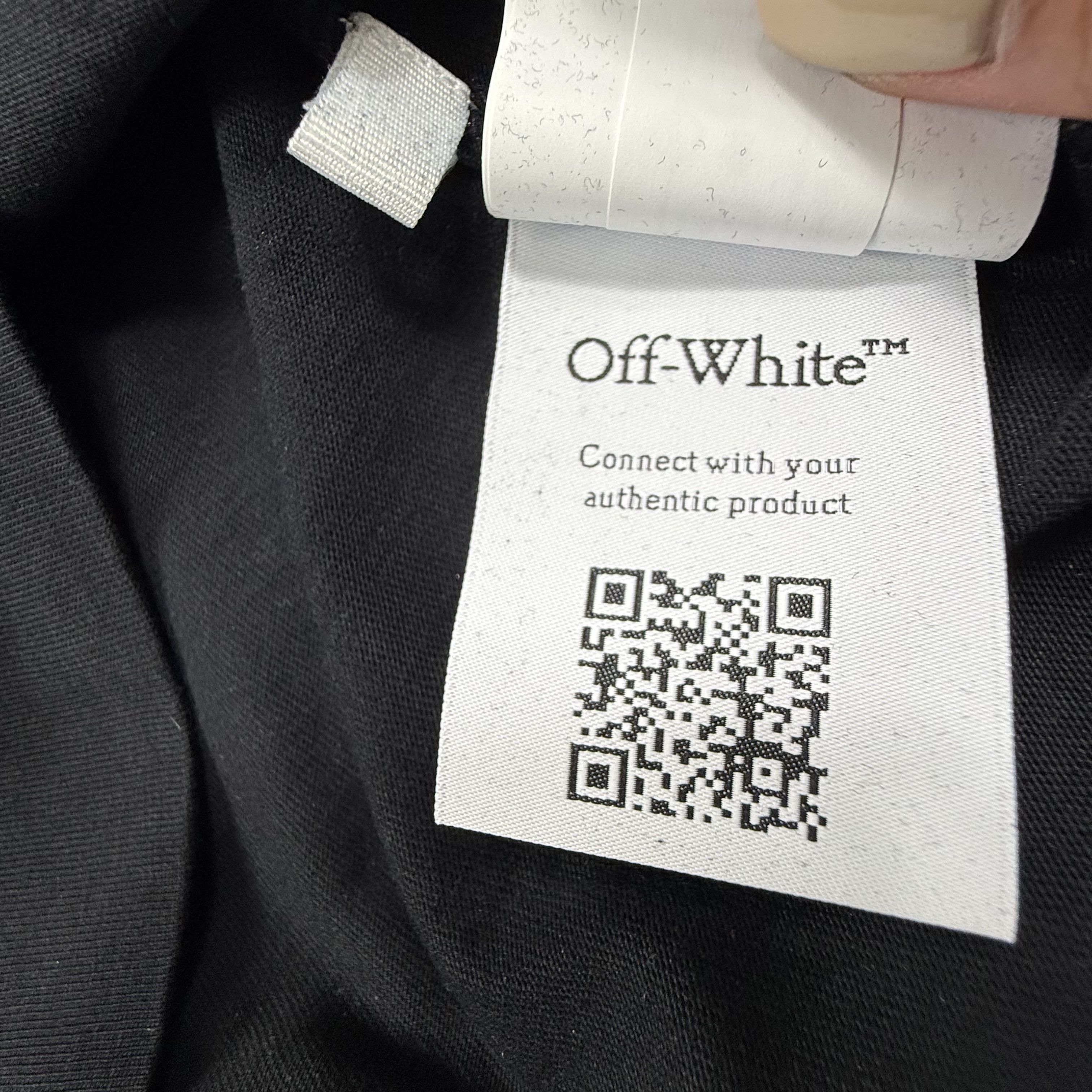 Off-White Off-White Virgil Abloh Black Measuring Tape Arrow shirt Size US XL / EU 56 / 4 - 6 Thumbnail