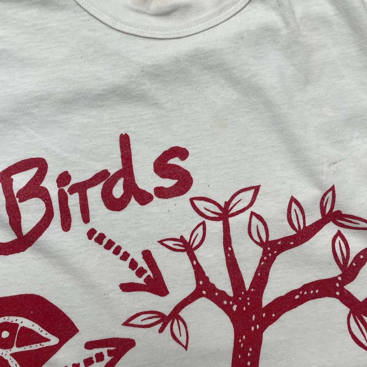 Vintage Vintage Quote Birds Know How To Fly Art T Shirt White Size S Size US XS / EU 42 / 0 - 8 Thumbnail