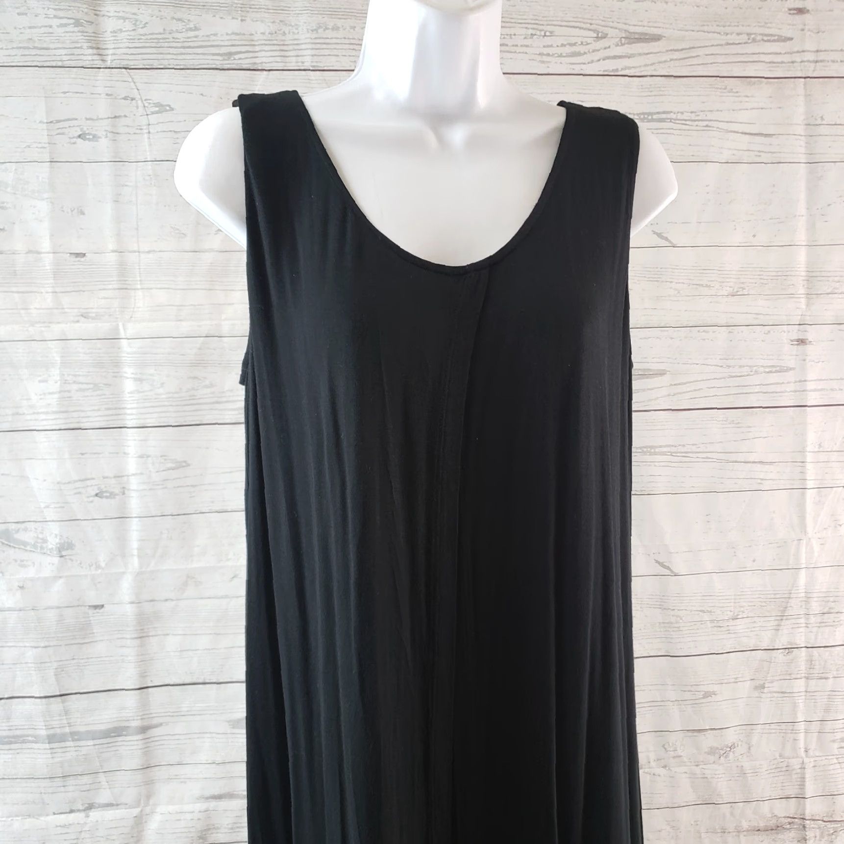 Vintage Cabi 3243 Womens Beyond Tee Sz Medium Black Layered Tunic Sleeveless Shirt Blouse M Size M / US 6-8 / IT 42-44 - 2 Thumbnail