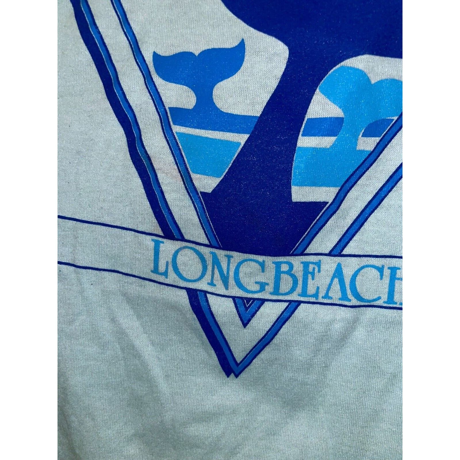 Jerzees Vintage Long Beach Shirt Washington Whale Tail Tee 90s VTG L Size US L / EU 52-54 / 3 - 5 Thumbnail