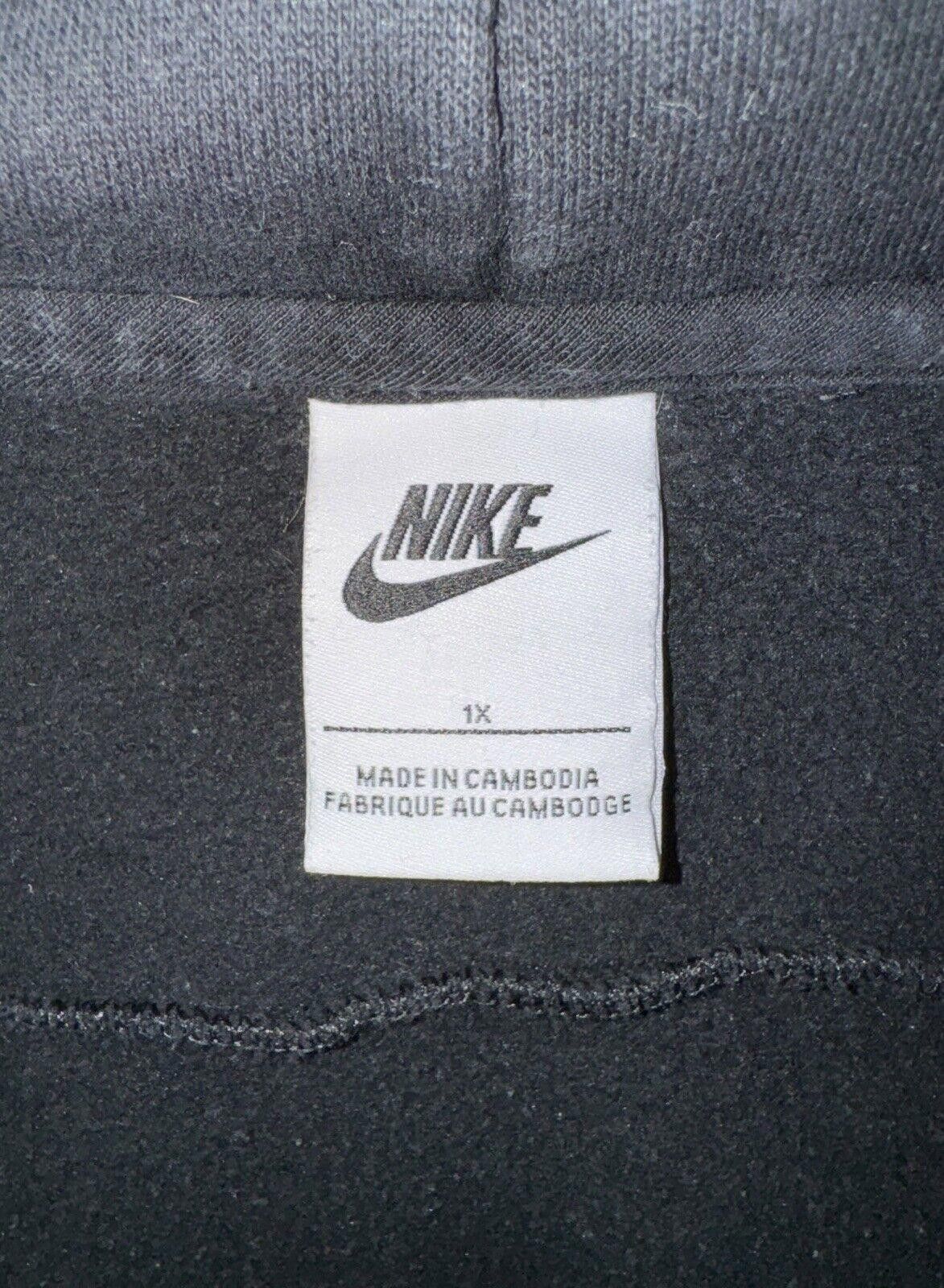 Nike Nike Womens Double Swoosh Contrast Stitching Hoodie Sz XL Size XL / US 12-14 / IT 48-50 - 5 Thumbnail