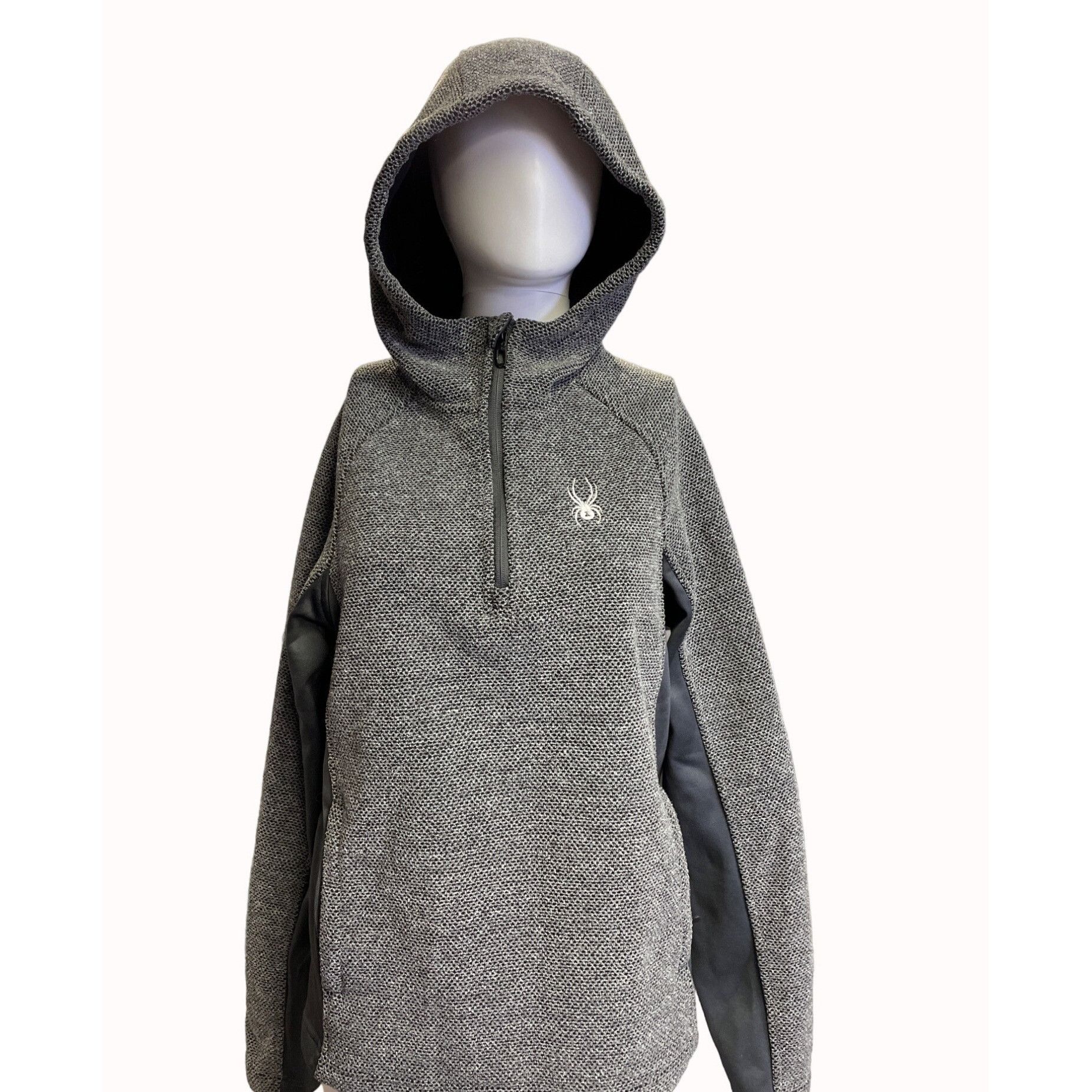 Spyder Spyder Women's Gray Half zipper Long Sleeve Pullover Sweater Size S / US 4 / IT 40 - 1 Thumbnail