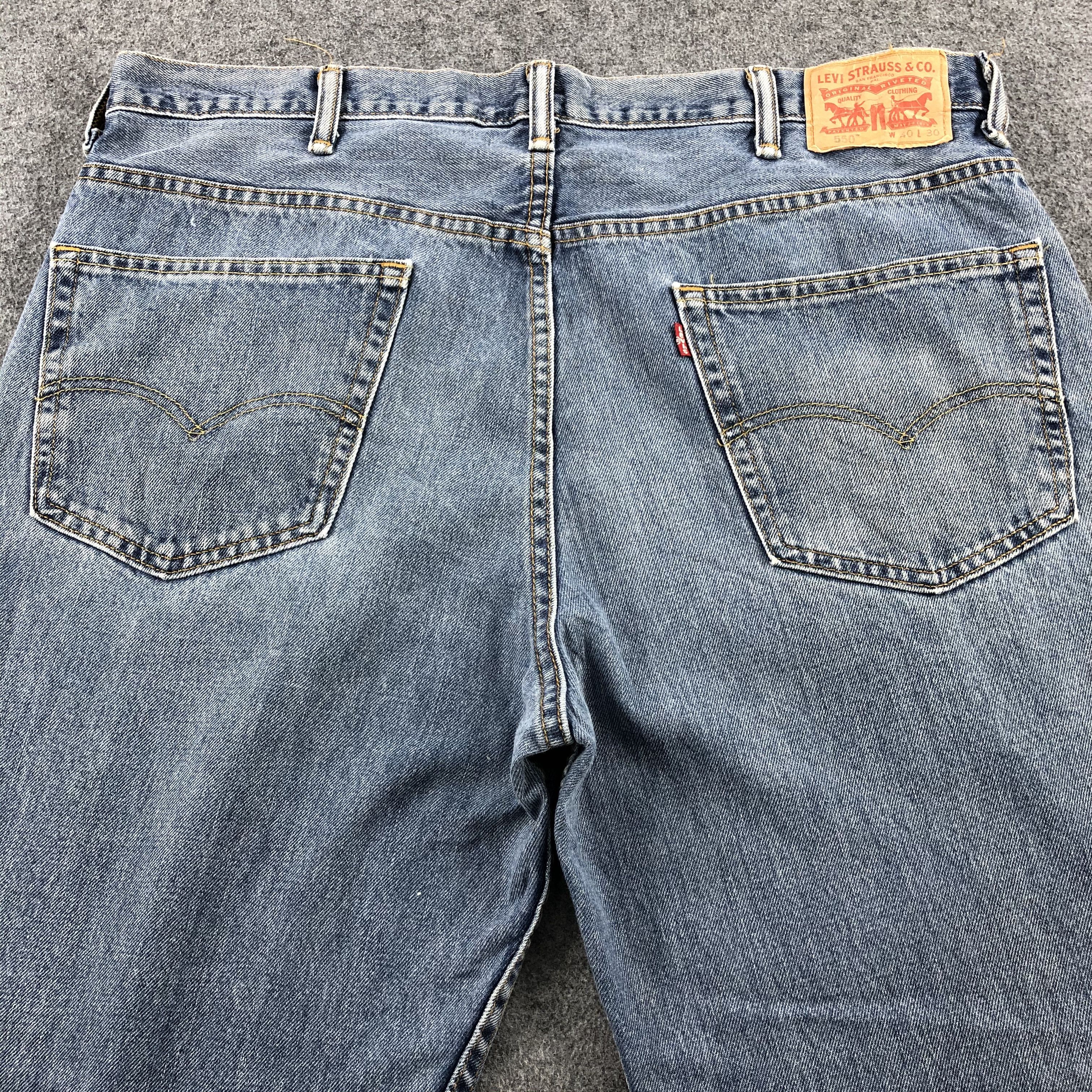 Levi's × Vintage Vintage Blue Wash Levis 550 Jeans-JM1795 Size US 40 / EU 56 - 3 Thumbnail