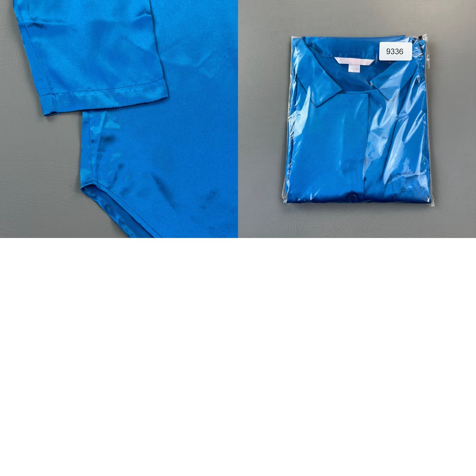 Victoria's Secret VINTAGE Victoria’s Secret Sleep Top Women’s Large Blue Satin Button Down Pajama Size L / US 10 / IT 46 - 9 Thumbnail
