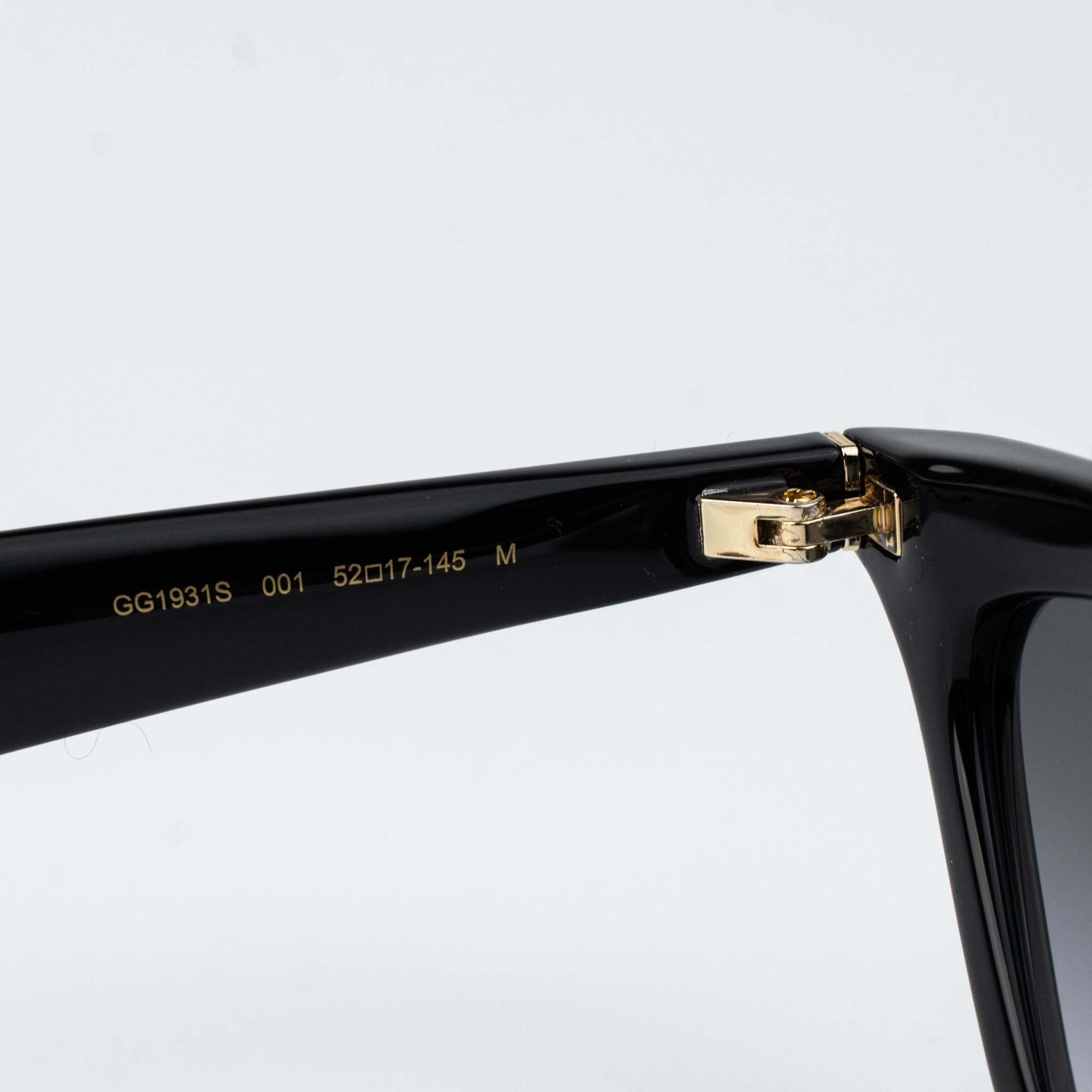 Gucci Gucci Women Sunglasses Cat Eye GG1931S 001 NEW AUTHENTIC Size ONE SIZE - 7 Thumbnail