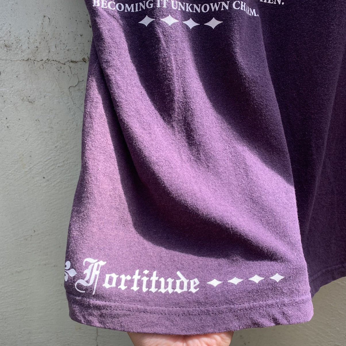 If Six Was Nine × Japanese Brand × Le Grande Bleu (L.G.B.) 💥BINDING OFFER💥 Wraco purple gothic graphic w/ shiny bead Size US L / EU 52-54 / 3 - 6 Thumbnail