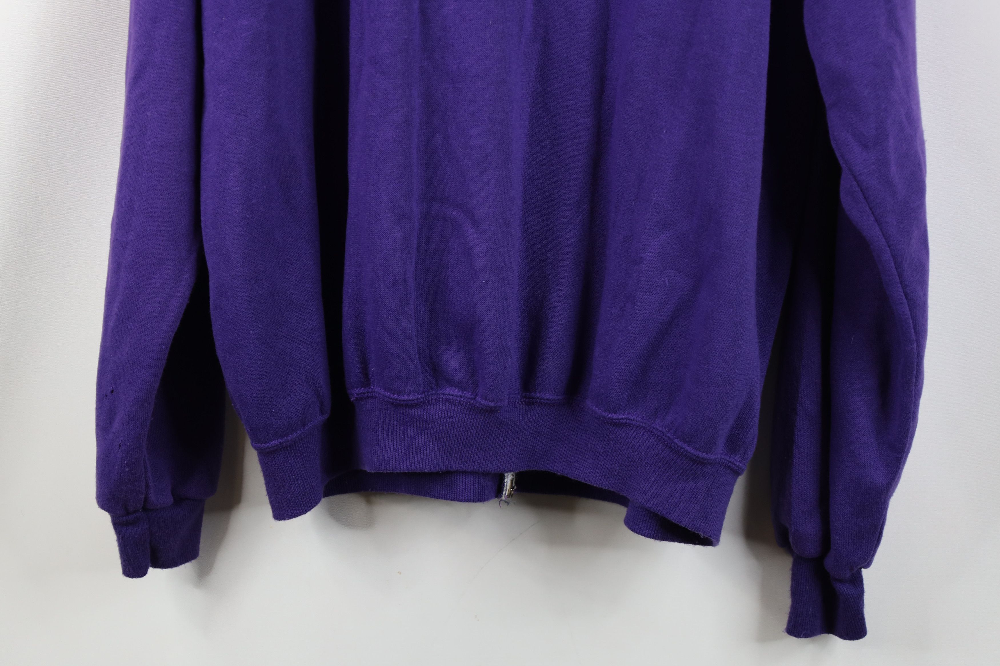 Vintage Vintage 70s 80s Streetwear Full Zip Hoodie Sweatshirt USA Size US L / EU 52-54 / 3 - 16 Thumbnail
