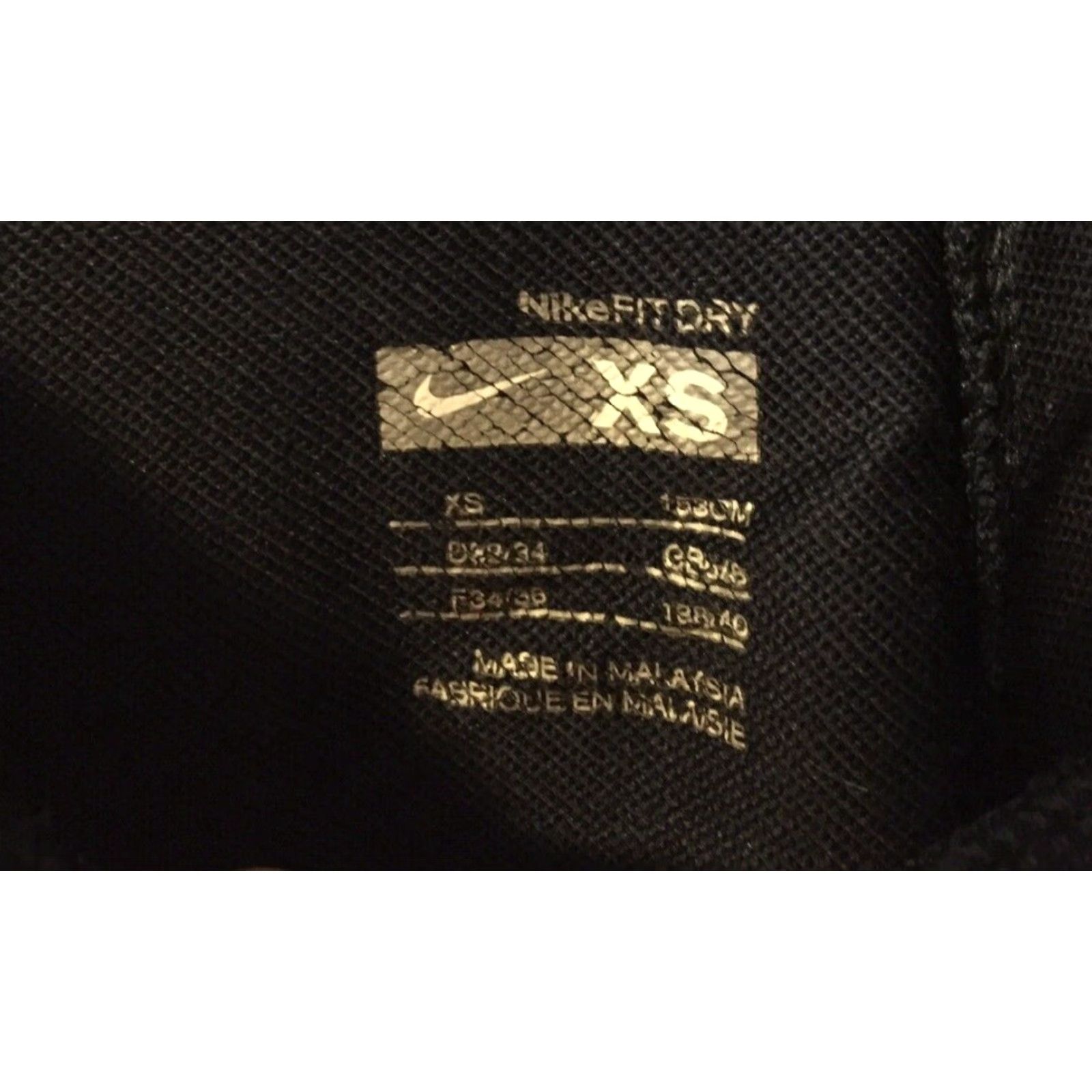 Nike NIKE Fit Dry Black Yoga Pants XS 30-33 Inseam 27.5 Drawstring Mid-rise Women's Yoga Pants Size 26" / US 2 / IT 38 - 6 Thumbnail