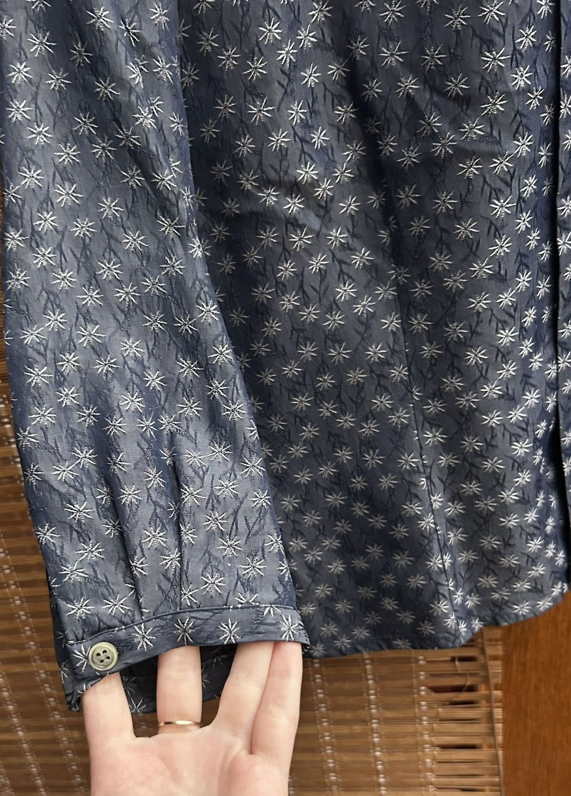 Yohji Yamamoto Vintage Ined by Yohji Yamamoto Printed Viscose Blend Shirt Size S / US 4 / IT 40 - 5 Thumbnail