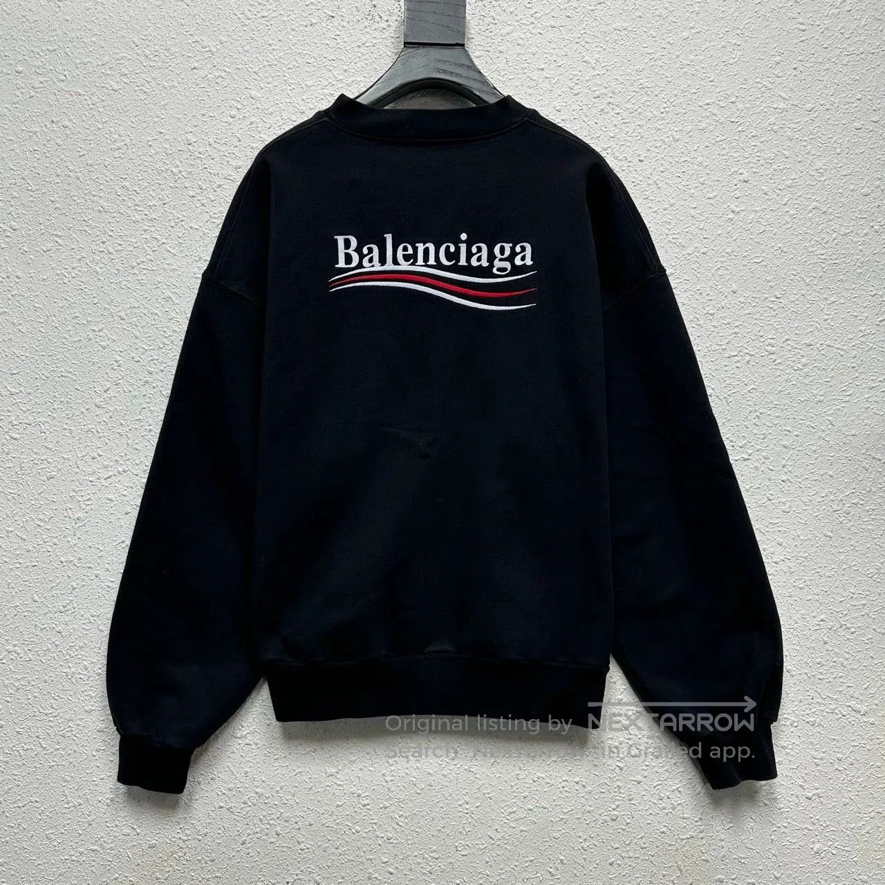 Balenciaga balenciaga logo embroidered long sleeve sweatshirt. Size US L / EU 52-54 / 3 - 2 Thumbnail