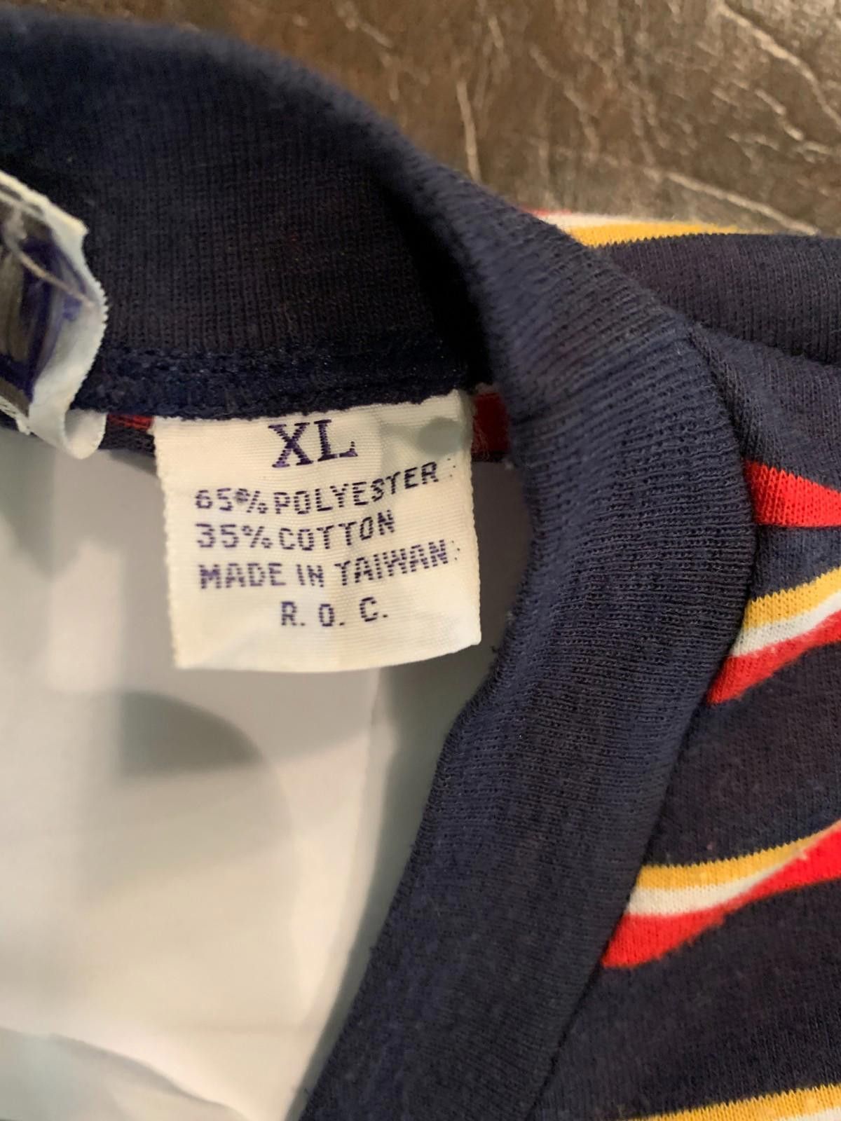 Designer Vintage, 80s, Eaton Hill Sport Striped Short Sleeve Ts (100) Size US XL / EU 56 / 4 - 7 Thumbnail