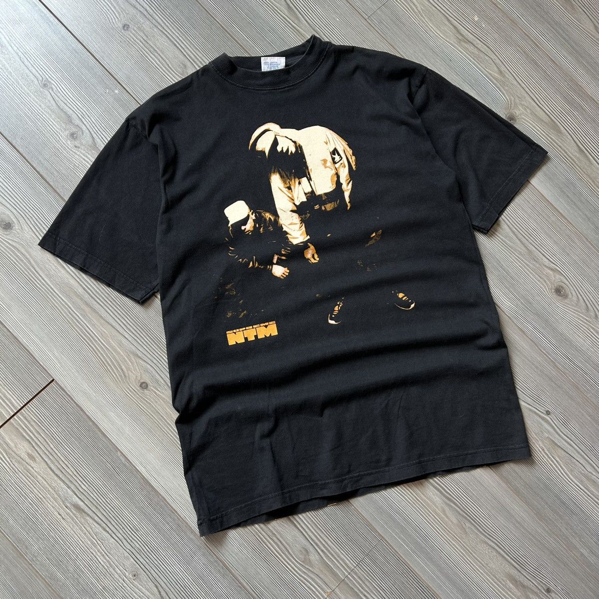 Rap Tees RARE 00’s Supreme NTM French Rap Vintage Tee Size US L / EU 52-54 / 3 - 2 Thumbnail