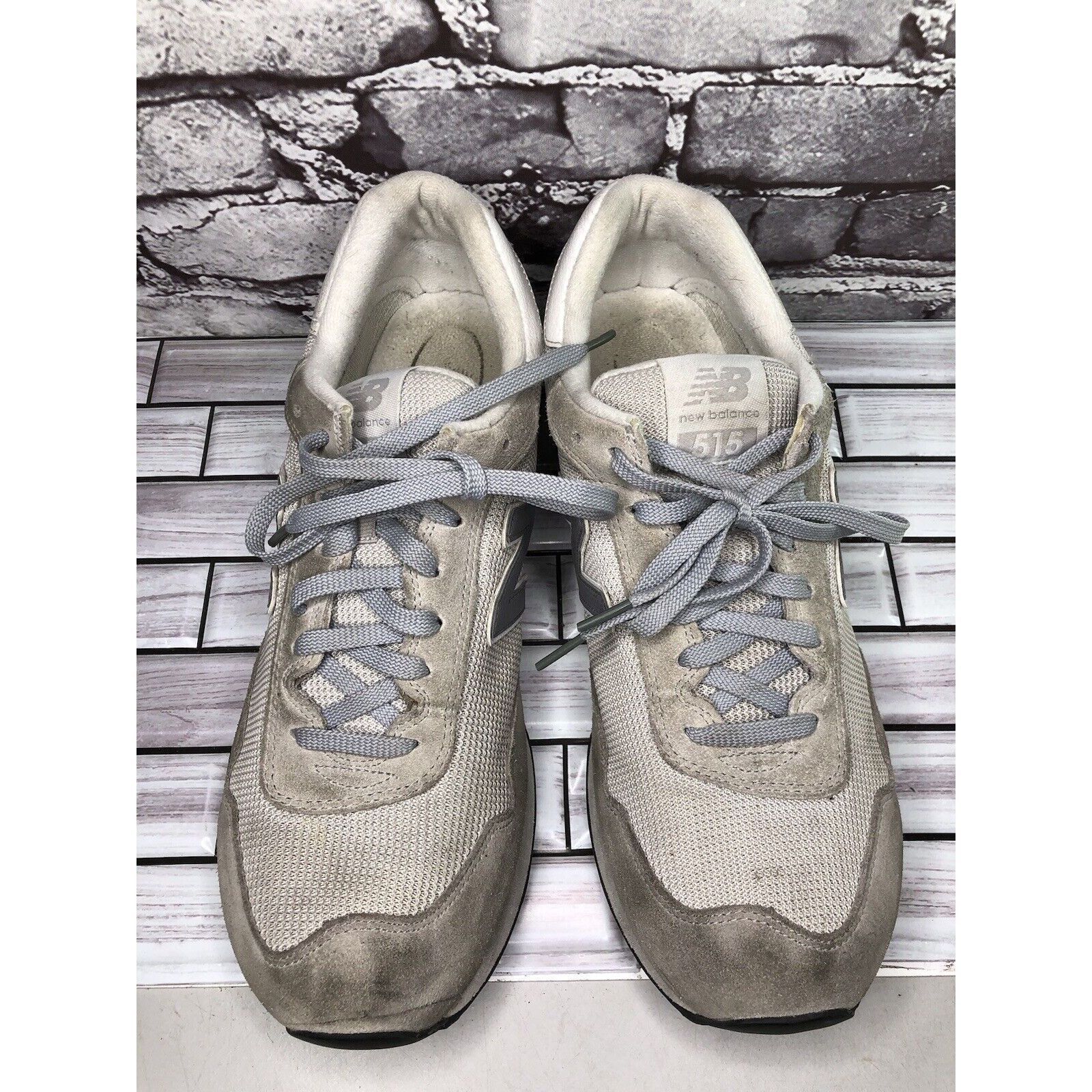 New Balance New Balance 515 Gray Synthetic Classic Lace Up Running Shoes Size US 14 / EU 47 - 3 Thumbnail