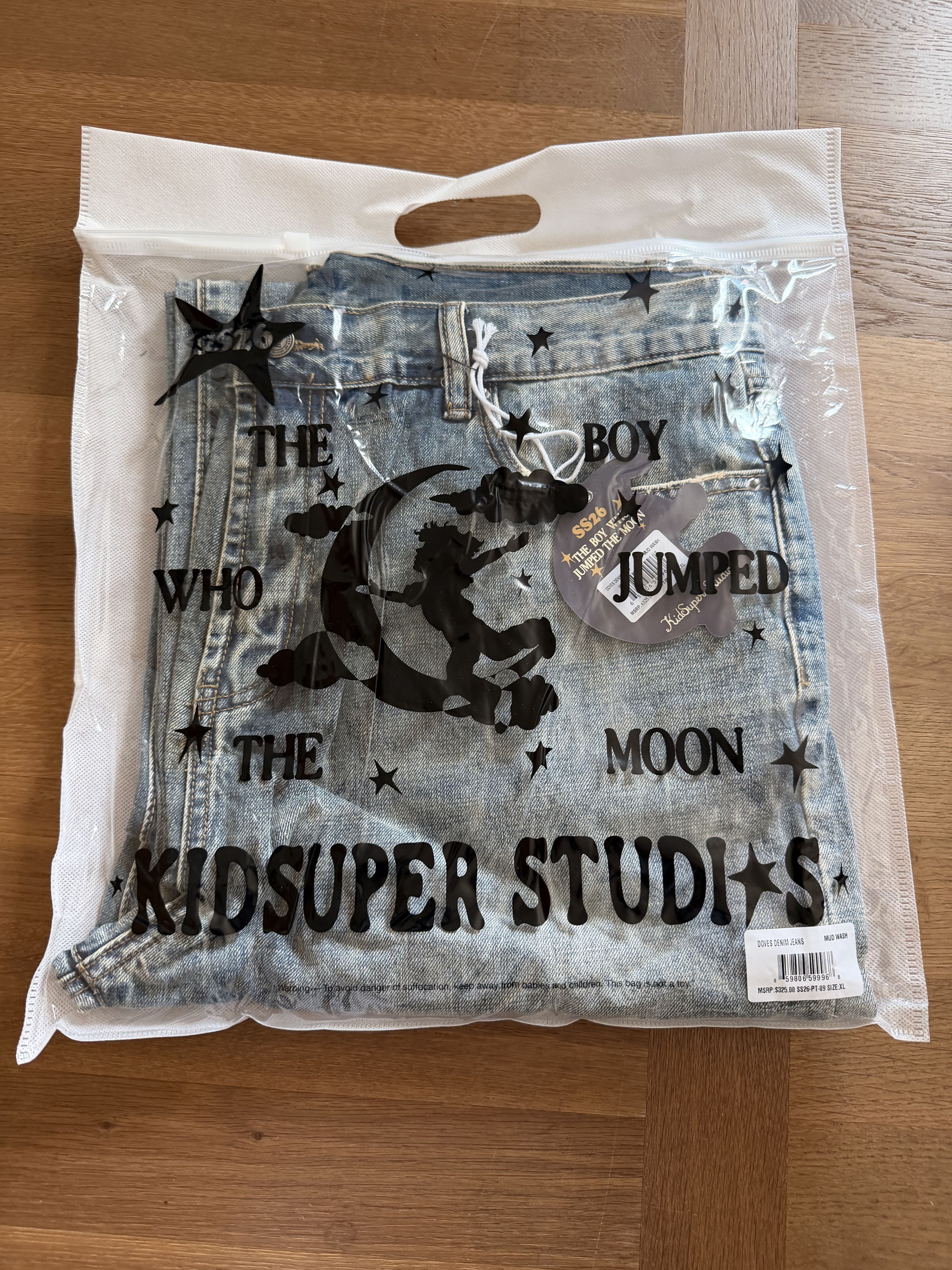 KidSuper KidSuper Studios Doves Denim Jeans Mud Wash Size US 36 / EU 52 - 3 Thumbnail