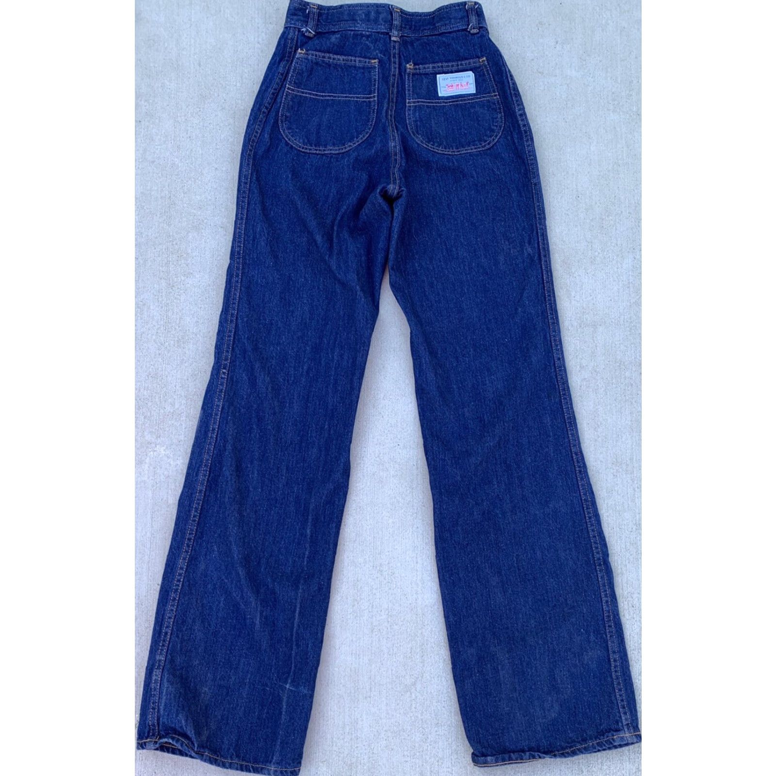 Levi's VINTAGE Levi’s Jeans High Waist 1970s 80s 70s Talon 42 Zipper Size 10 27” Waist Blue Denim Size 32" / US 10 / IT 46 - 3 Thumbnail