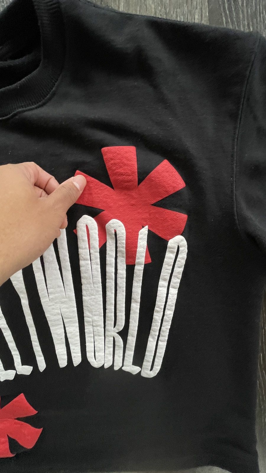 Designer × Vintage M0LLYW0RLD BLACK TEE Size US M / EU 48-50 / 2 - 3 Thumbnail
