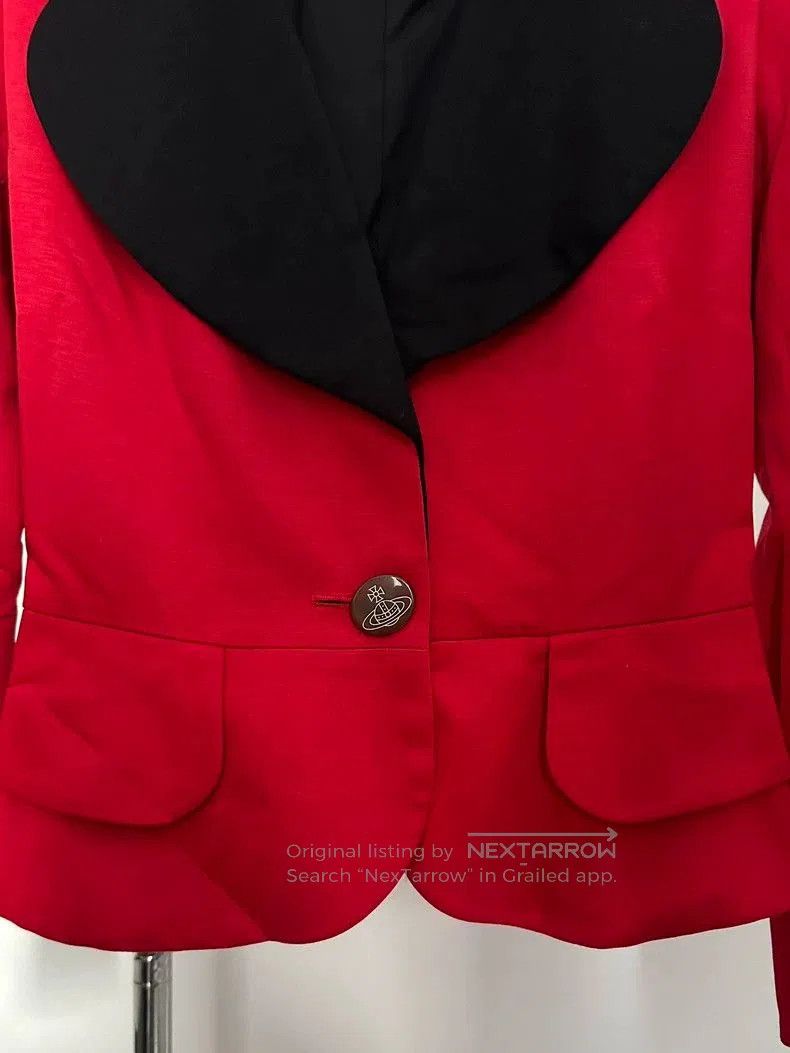 Vivienne Westwood Vivienne Westwood Red Heart Collar Blazer . Size US M / EU 48-50 / 2 - 3 Thumbnail
