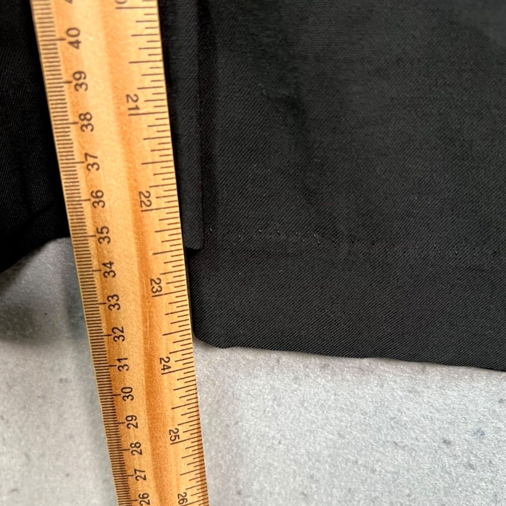 Zara Zara Womens Pants 29 Black High-Waisted Coulottes Wide-Leg Button Front Pockets Size 29" - 7 Thumbnail