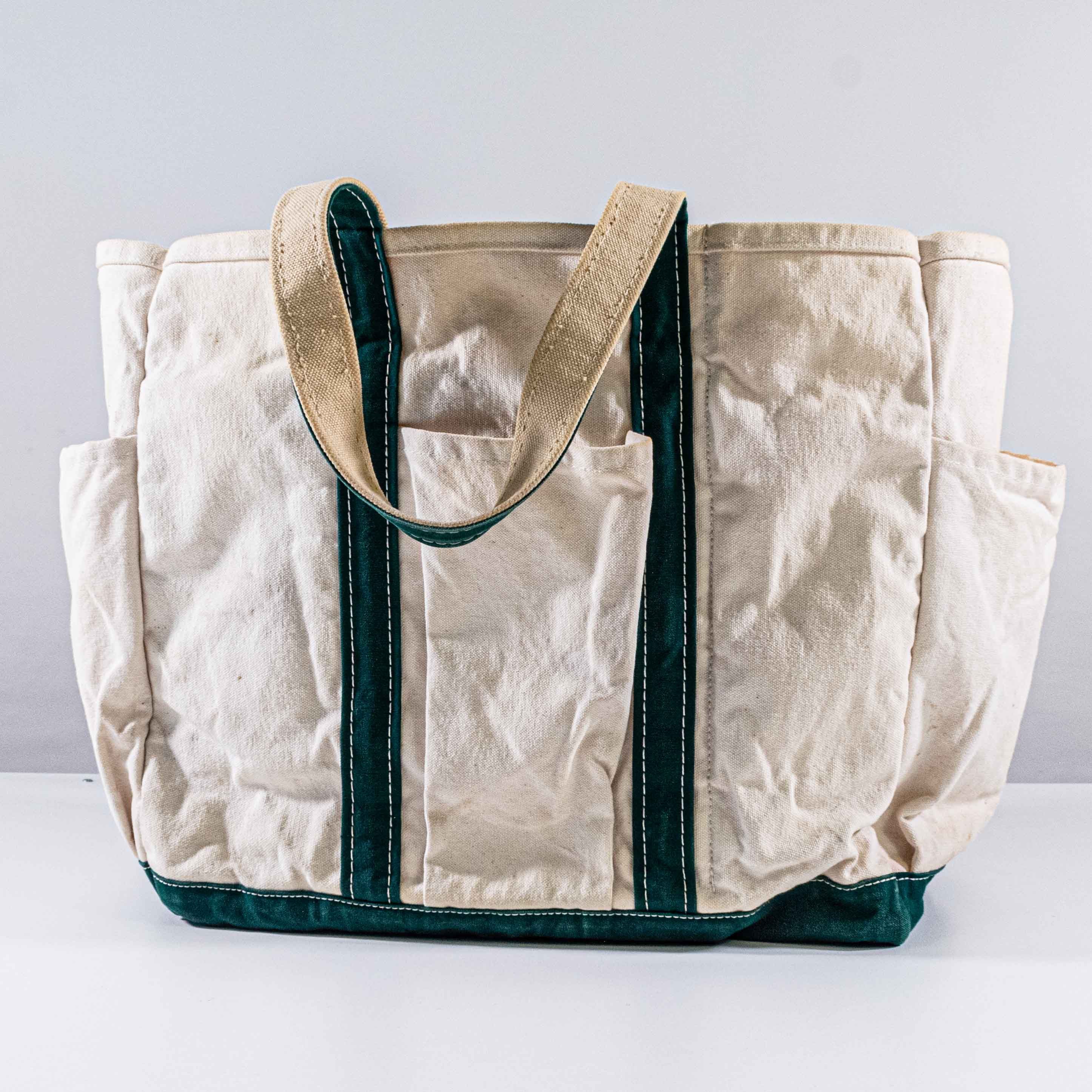 L.L. Bean LL Bean Canvas Garden Tote Bag Distressed Boat and Tote Size ONE SIZE - 14 Thumbnail