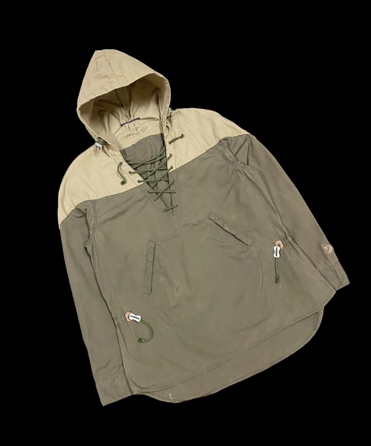 Fjallraven Vtg🔥FjallRaven G1000 Lace Up Color Block Parka Pullover Size US L / EU 52-54 / 3 - 6 Thumbnail