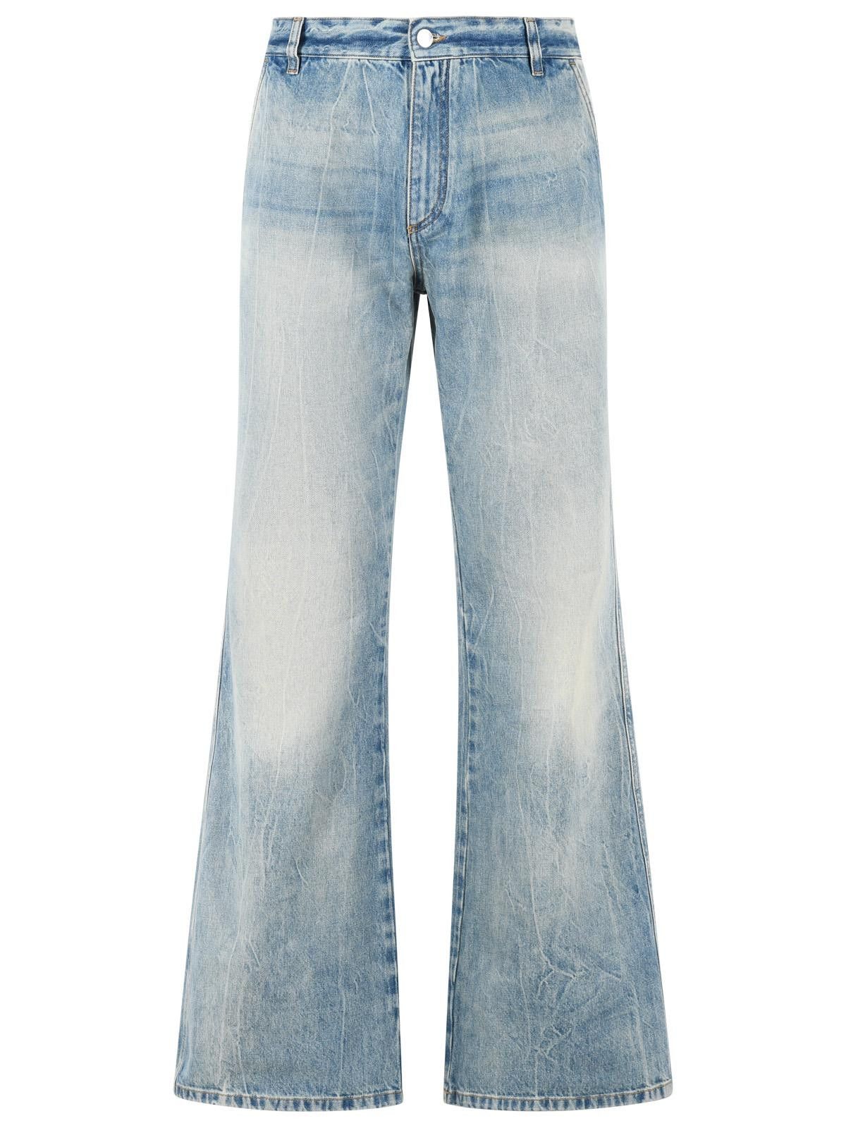 Amiri AMIRI 'Boot Cut' Light Blue Denim Jeans Size US 30 / EU 46 - 1 Thumbnail