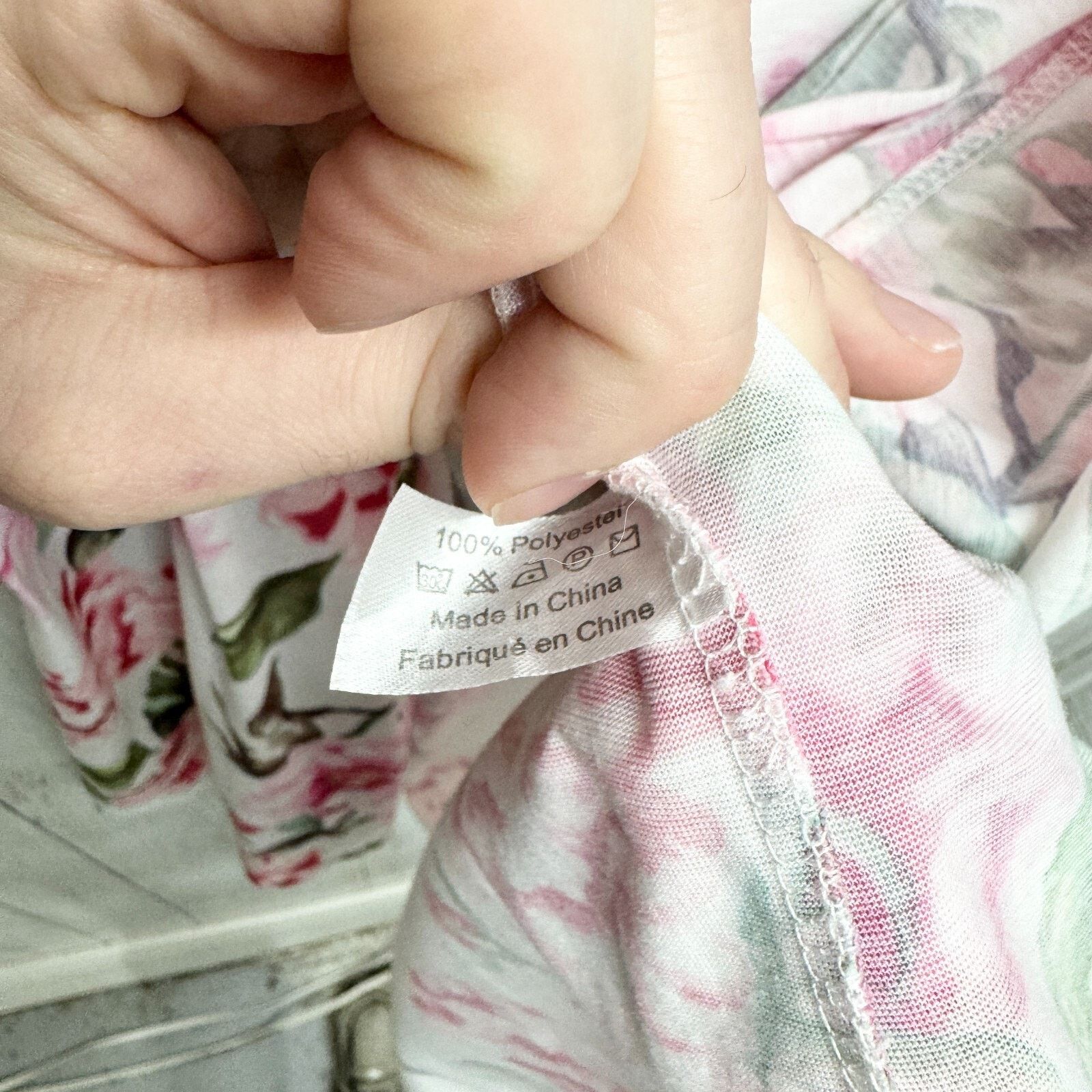 Show Me Your MuMu Show Me Your Mumu Robe OS Mini Floral White Short Sleeve Size ONE SIZE - 3 Thumbnail