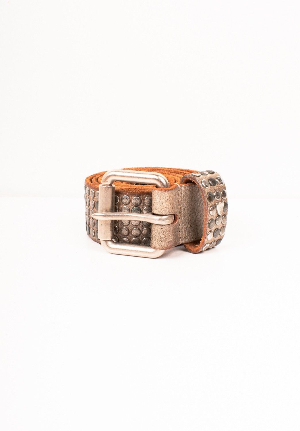 Hollywood Trading Company HTC Hollywood Trading Company Metal Men Leather Belt 38 Size 38 - 1 Thumbnail