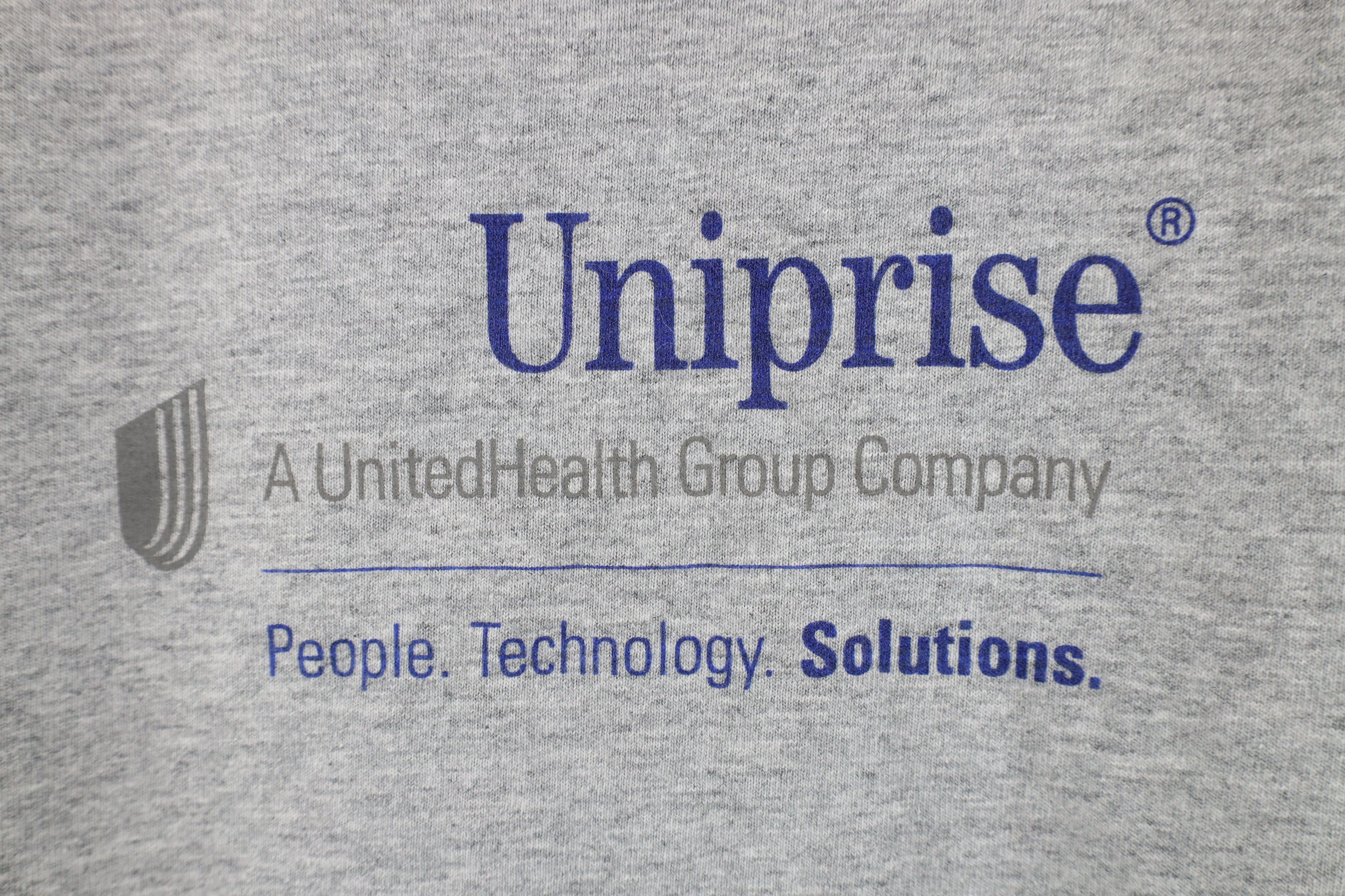 Vintage Vintage UnitedHealth Group Company Short Sleeve T-Shirt Gray Size US L / EU 52-54 / 3 - 4 Thumbnail