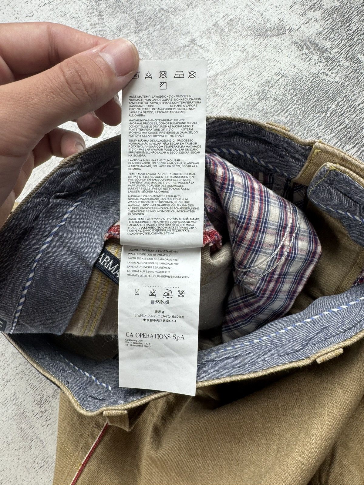 Armani Armani Jeans J45 Regular Fit Stretch Denim W30 L34 Beige GA Men’s Trousers Pants Size US 30 / EU 46 - 19 Thumbnail
