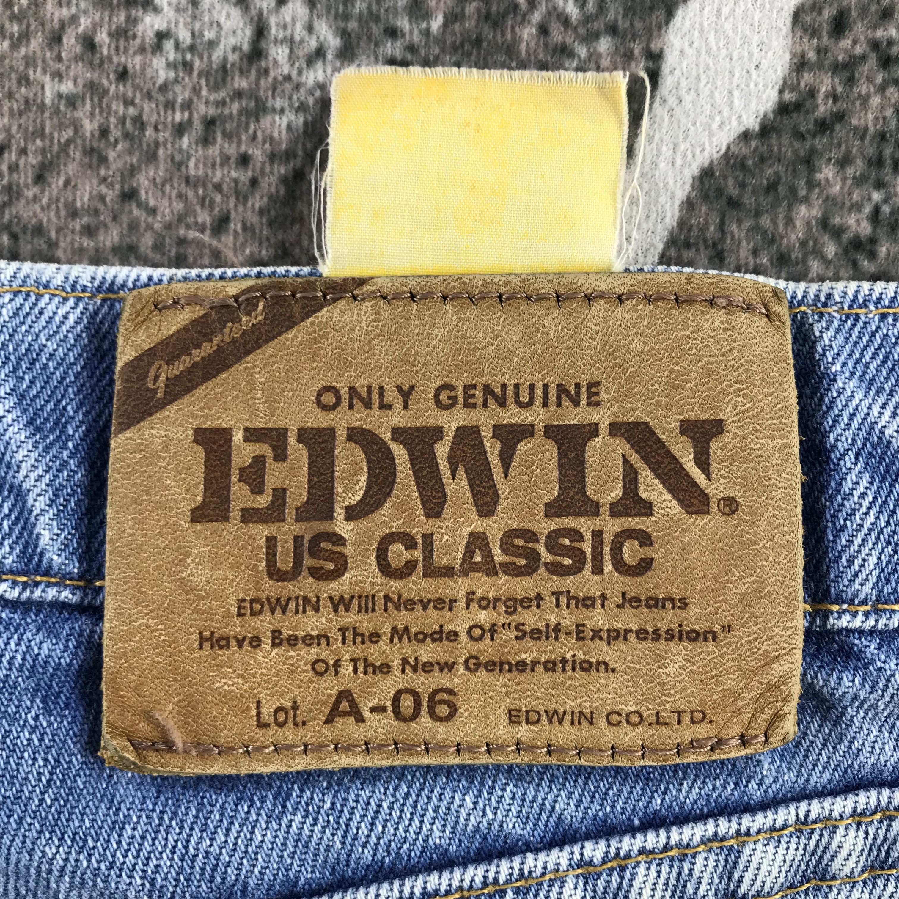Edwin Vintage Edwin USA Jeans Distressed Denim KJ3377 Size US 31 - 5 Thumbnail
