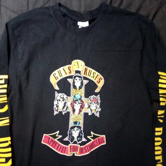 Band Tees Guns 'N' Roses Appetite For Destruction Tour T-Shirt Size US M / EU 48-50 / 2 - 3 Thumbnail