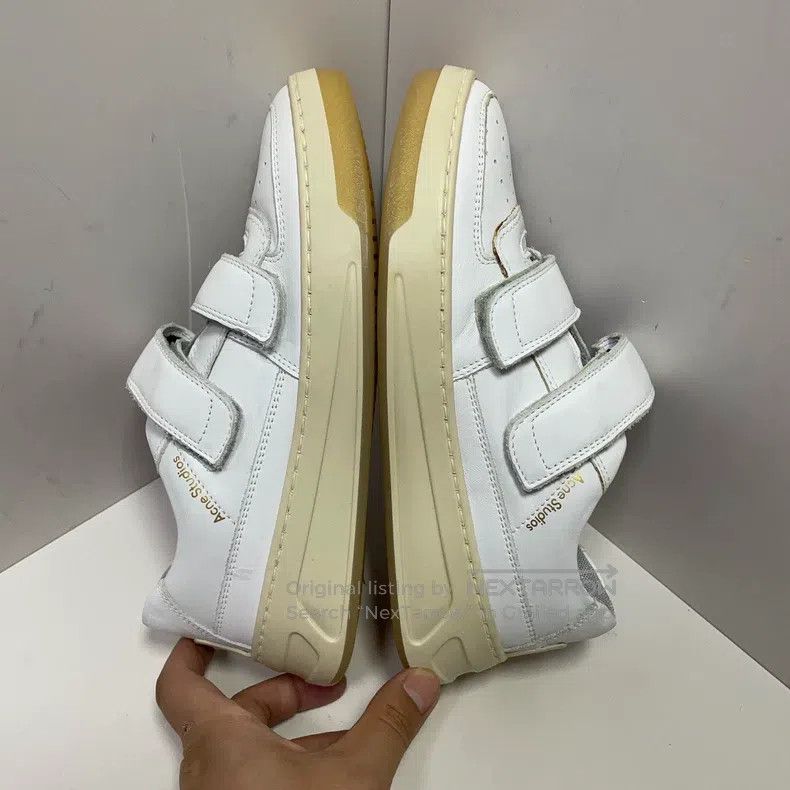 Acne Studios Acne Studios Leather Velcro laced casual sneakers Size US 4.5 / IT 34.5 - 5 Thumbnail