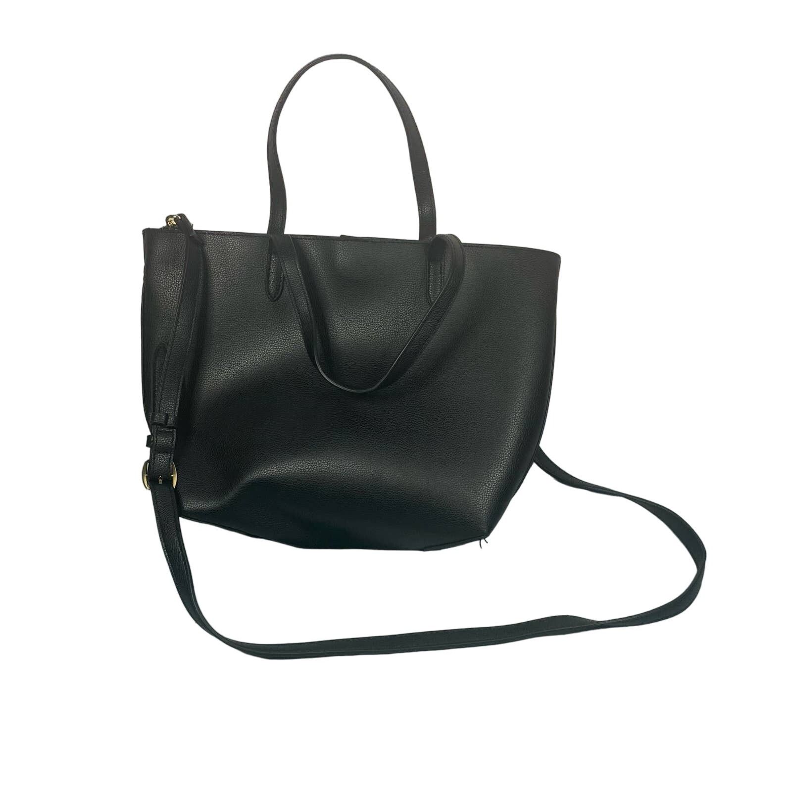 Victoria's Secret Victoria’s Secret black vinyl handbag or shoulder bag Size ONE SIZE - 5 Thumbnail