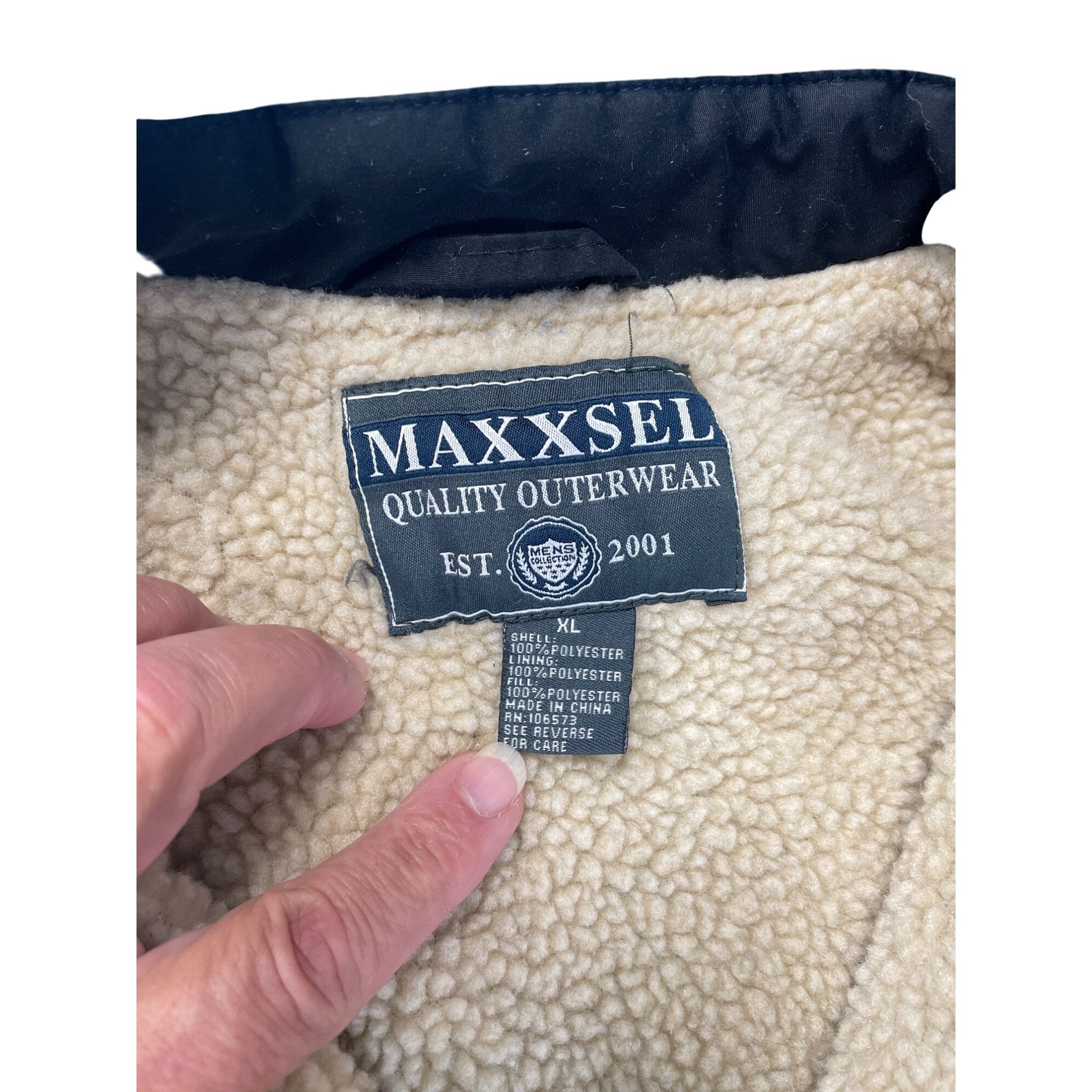 Other Maxxsel Mens Sherpa-Lined Buffalo Plaid Jacket Blue/Black XL Size US XL / EU 56 / 4 - 5 Thumbnail