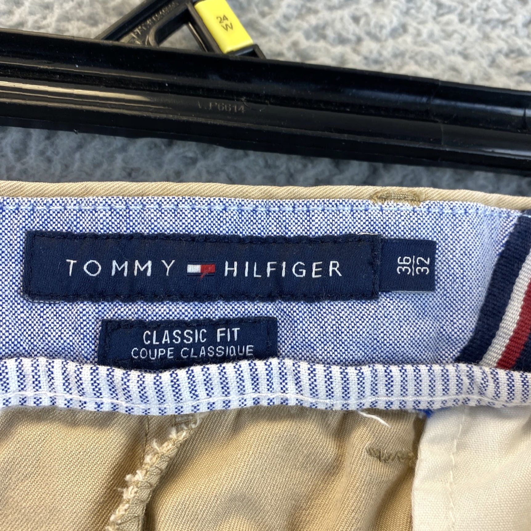 Tommy Hilfiger Tommy Hilfiger Men’s Chino Pants Slim Fit 36X32 Beige Khaki Regular 90-61 Pants Mens Pants Slimming Beig Beige Size US 36 / EU 52 - 6 Thumbnail
