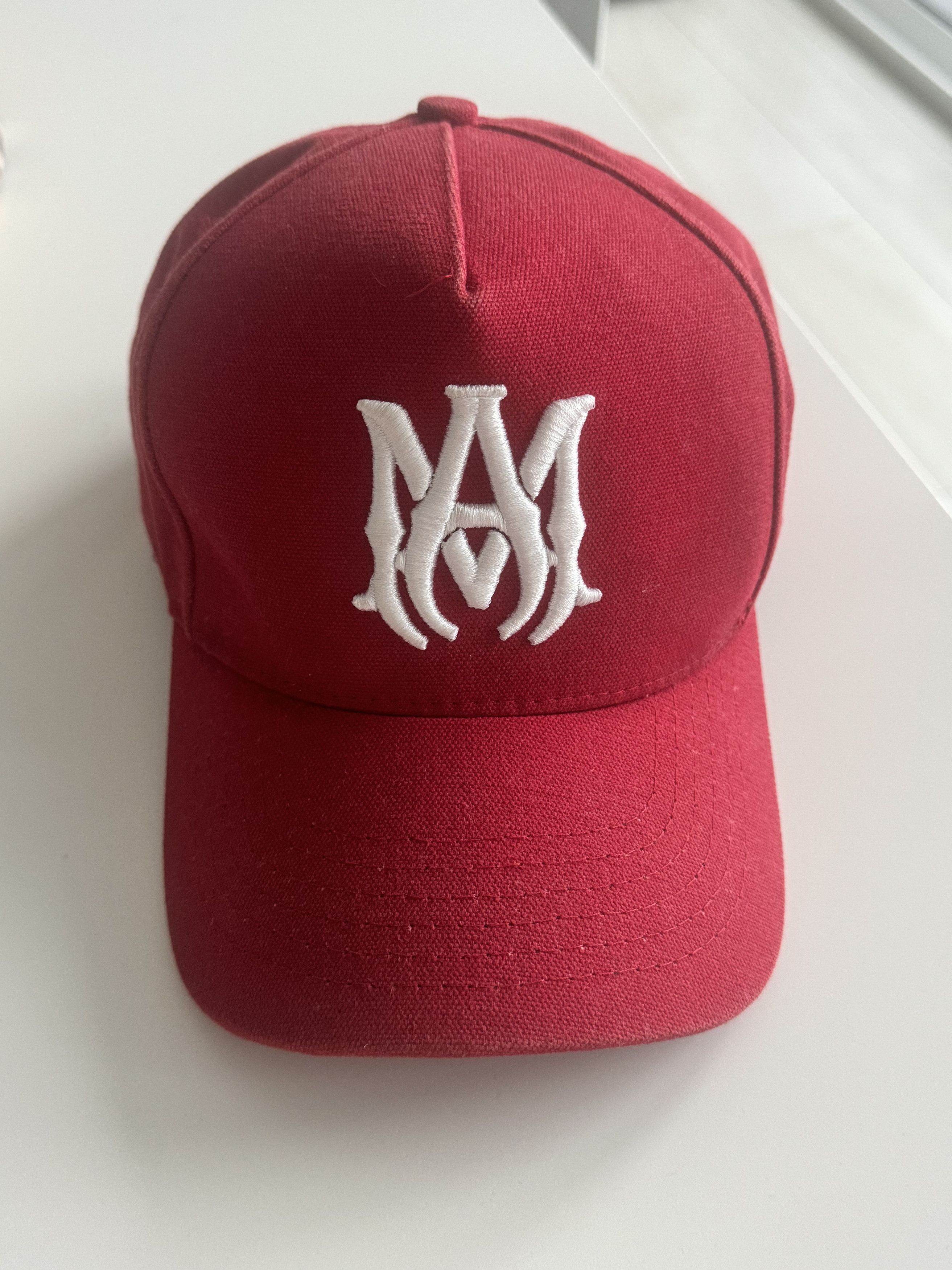 Amiri MA STAGGERED AMIRI FULL CANVAS BASEBALL HAT | Grailed