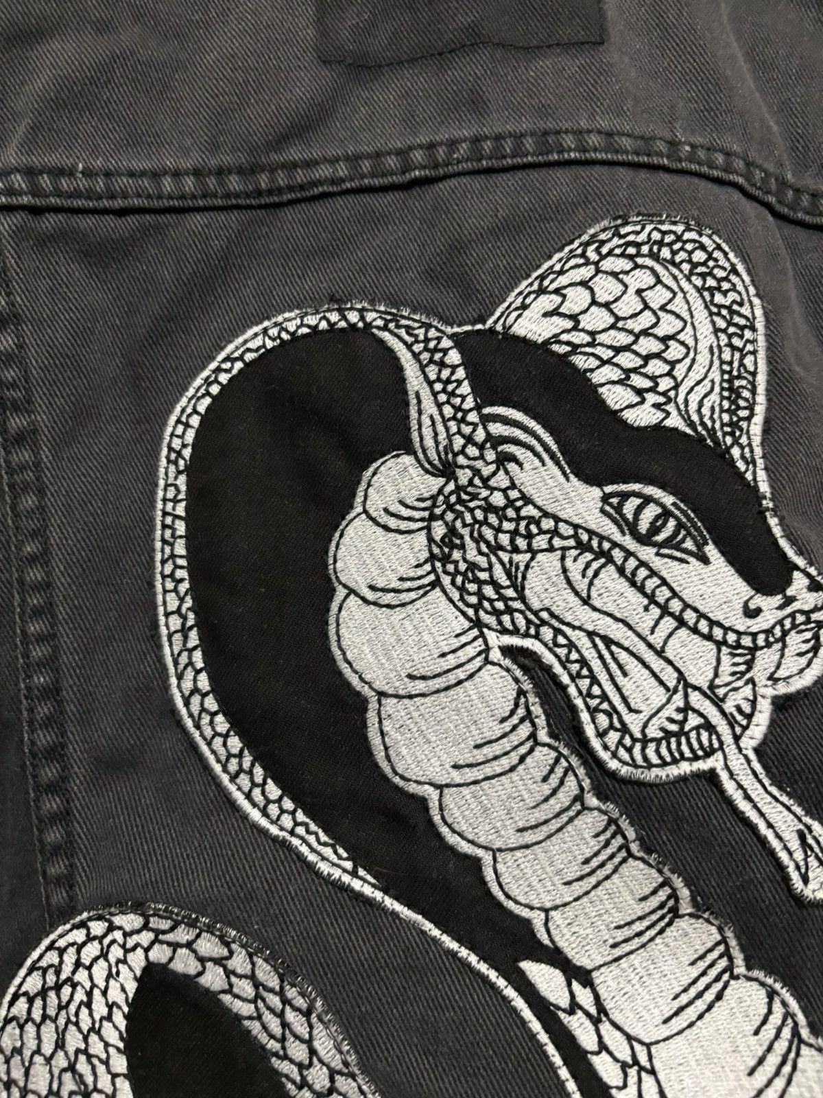 Ksubi Ksubi Classic Denim Vest with Cobra Embroidery Size US S / EU 44-46 / 1 - 11 Thumbnail