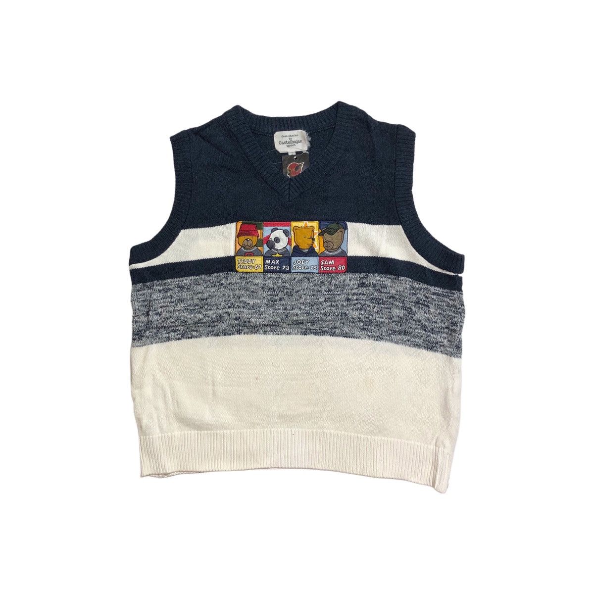 Designer × Jean Charles De Castelbajac VTG JEAN CHARLES DE CASTEL BAJAC VEST KNIT Size US S / EU 44-46 / 1 - 1 Thumbnail